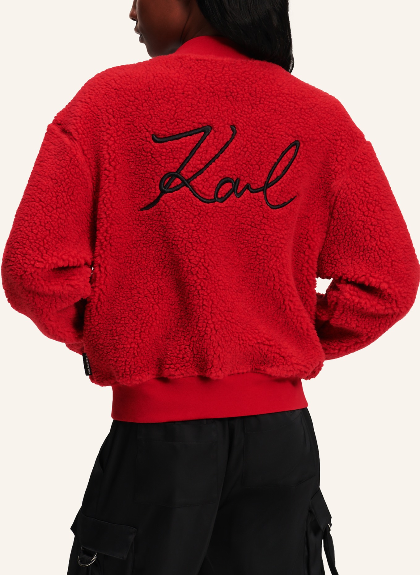 KARL LAGERFELD Sweatshirt, Farbe: ROT (Bild 2)