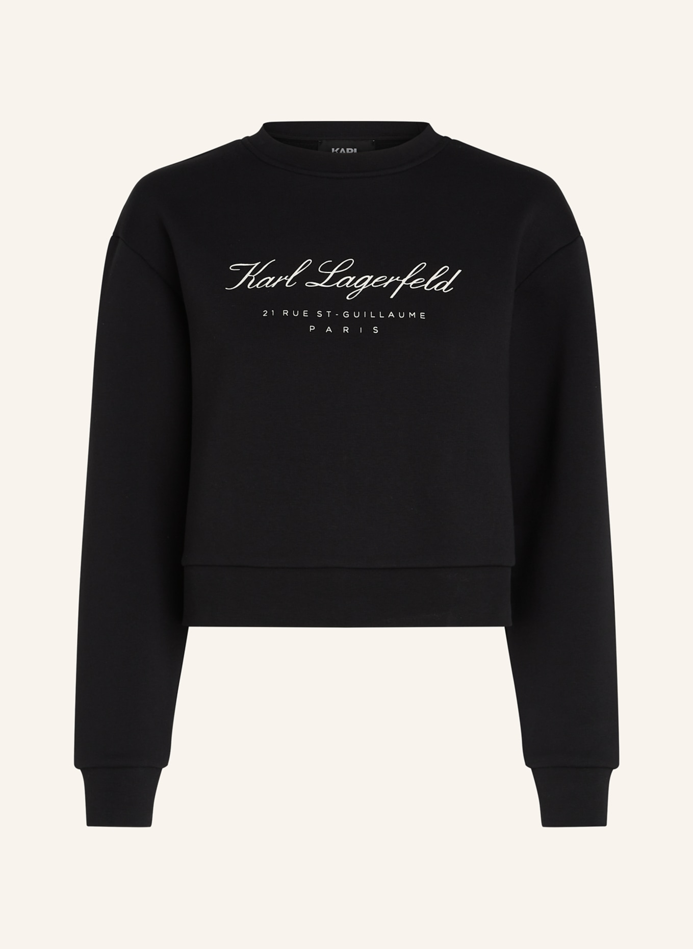 KARL LAGERFELD Sweatshirt, Farbe: SCHWARZ (Bild 1)