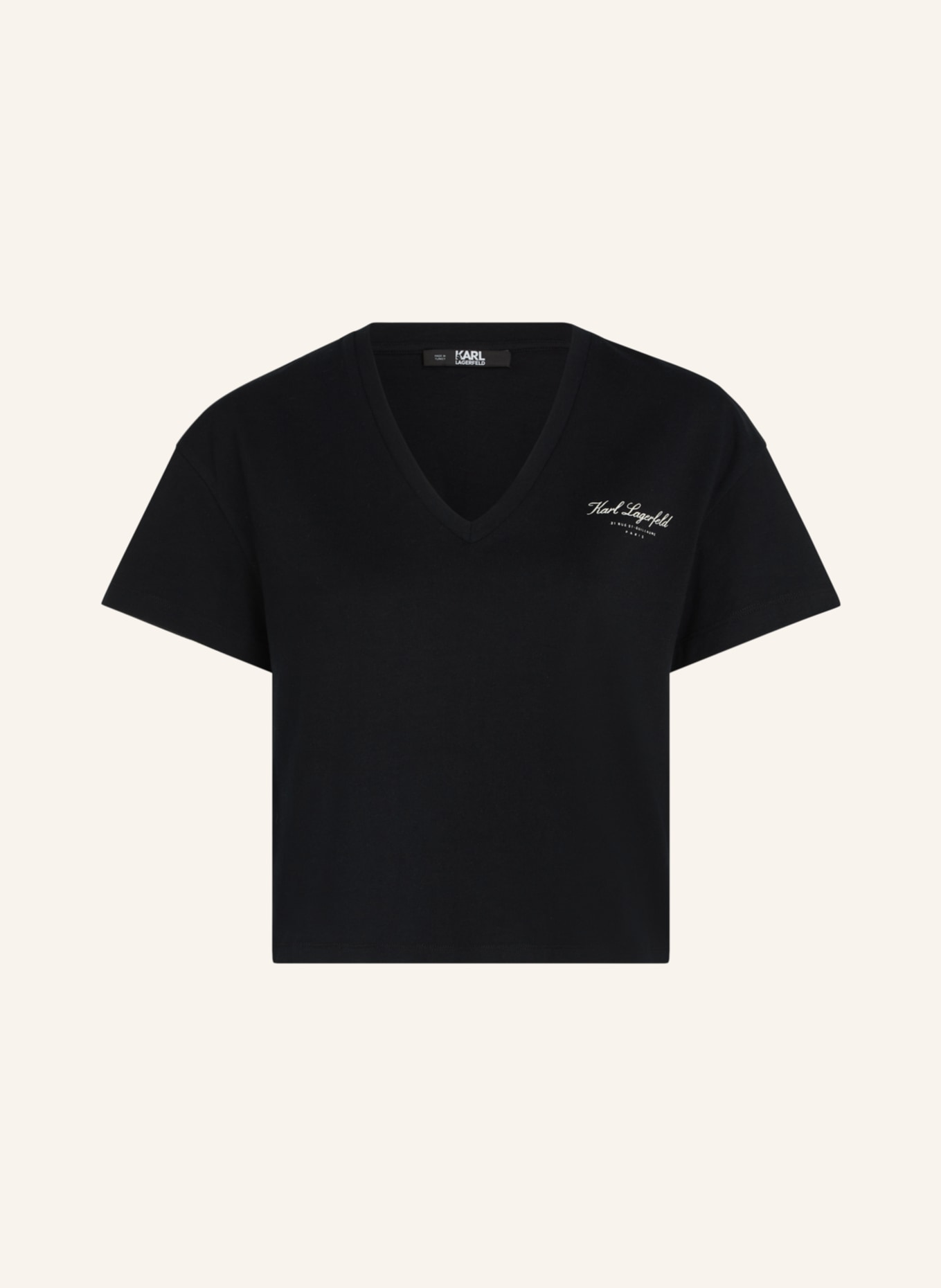 KARL LAGERFELD T-shirt, Farbe: SCHWARZ (Bild 1)