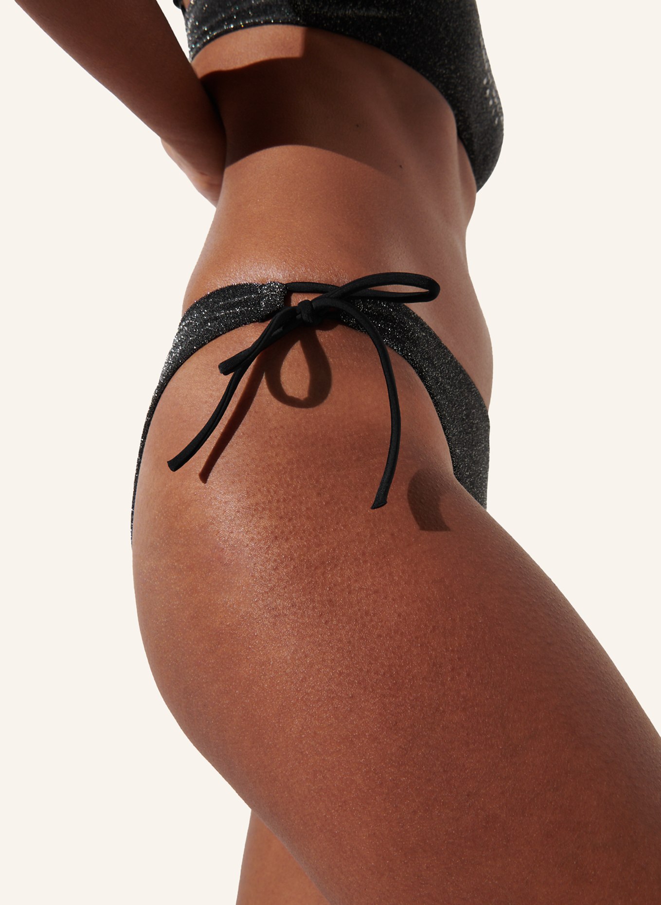 KARL LAGERFELD Bikini-Hose, Farbe: SCHWARZ (Bild 3)