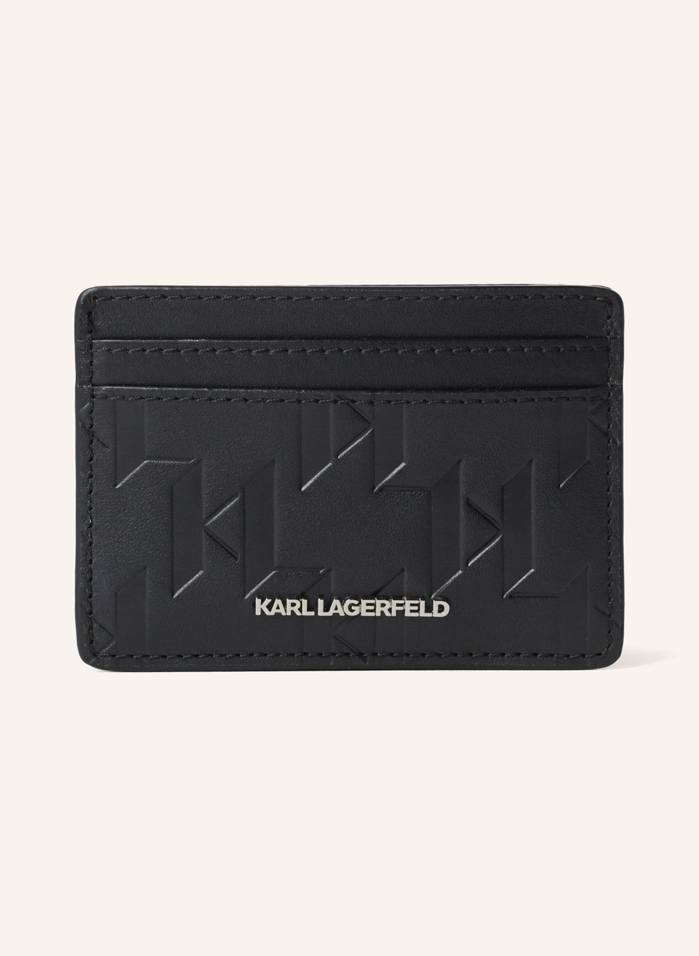 KARL LAGERFELD Kartenetui, Farbe: SCHWARZ (Bild 1)