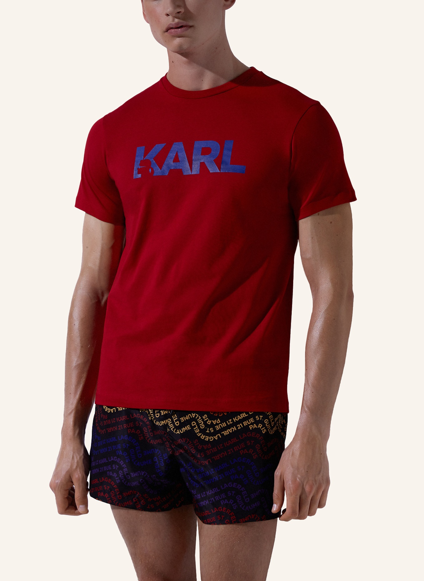 KARL LAGERFELD T-shirt, Farbe: ROT (Bild 5)