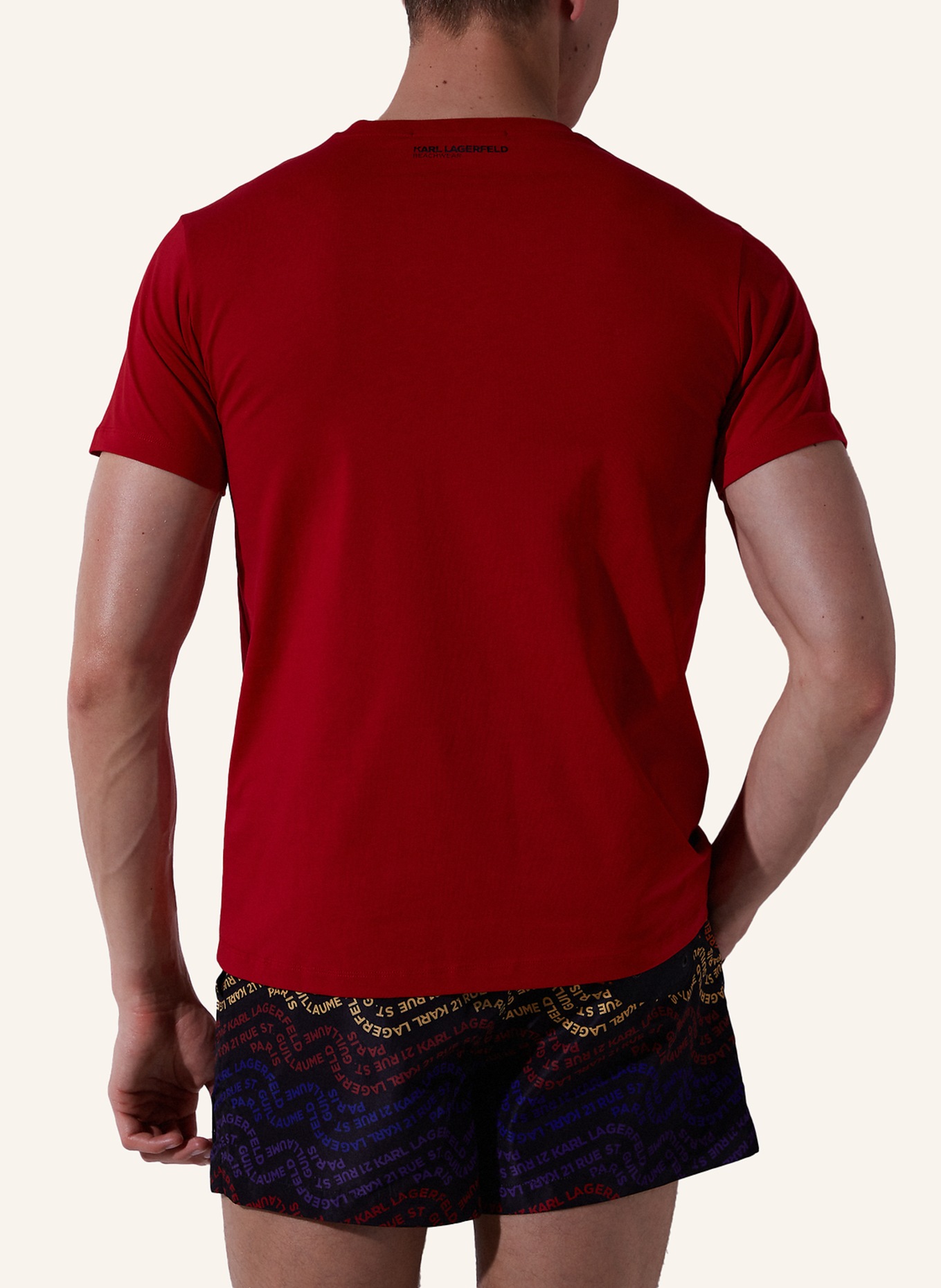 KARL LAGERFELD T-shirt, Farbe: ROT (Bild 2)