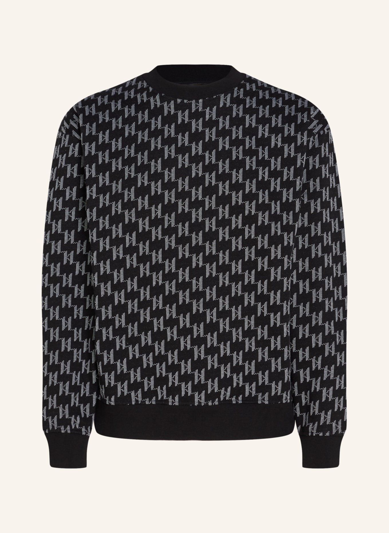 KARL LAGERFELD Sweatshirt, Farbe: SCHWARZ/ GRAU(Bild null)