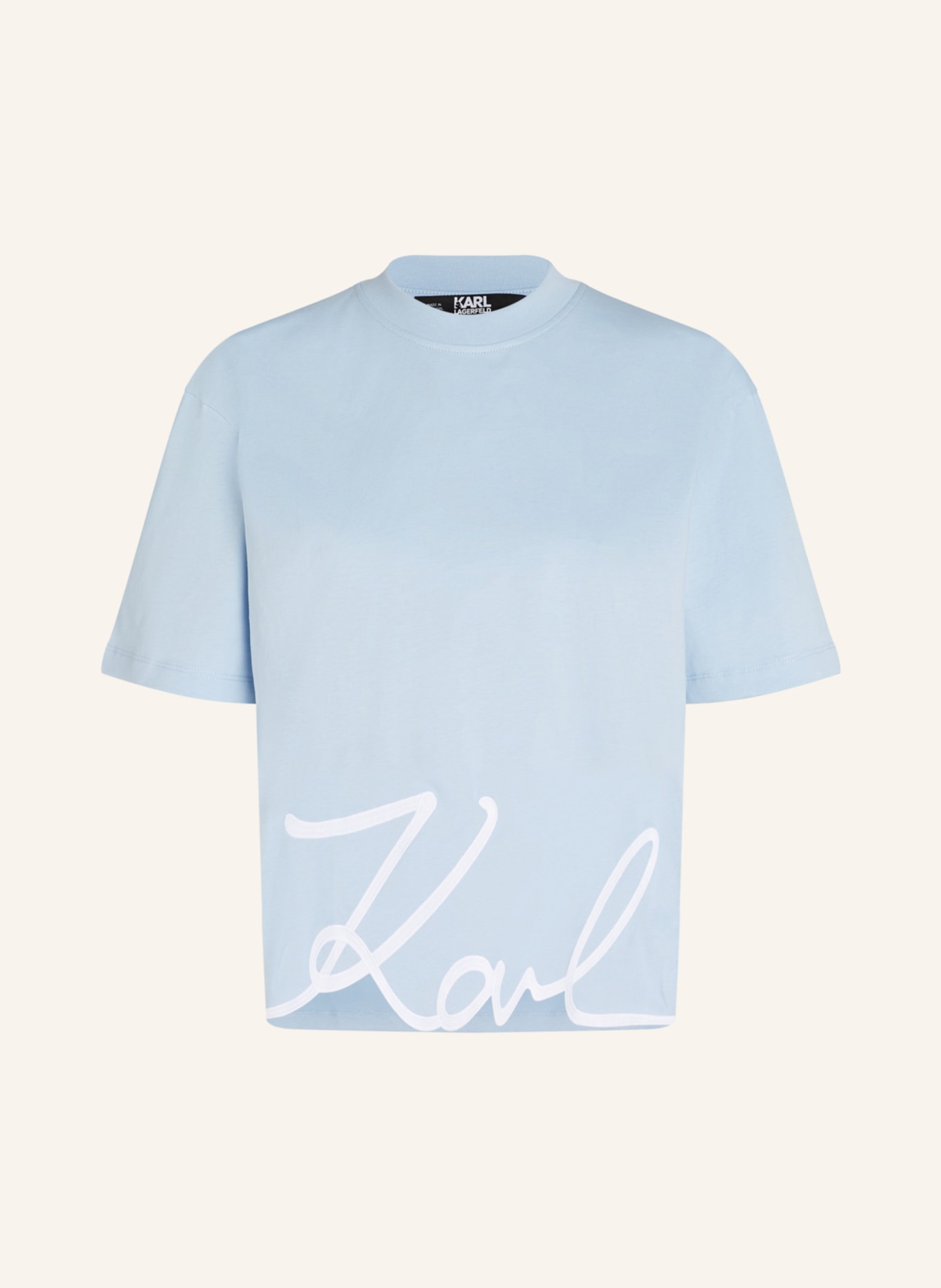 KARL LAGERFELD T-shirt, Farbe: BLAU (Bild 1)