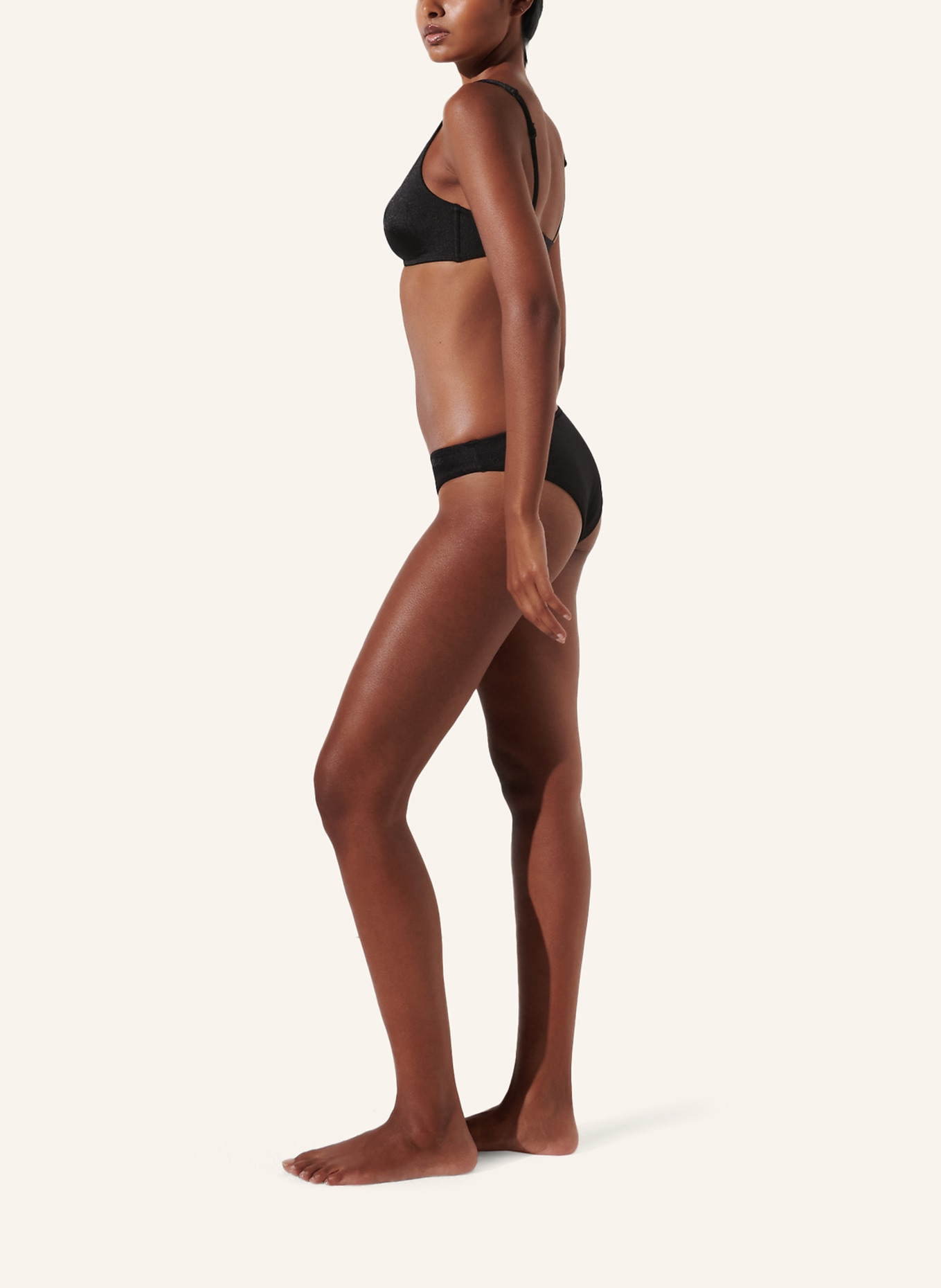 KARL LAGERFELD Bikini-Top, Farbe: SCHWARZ (Bild 3)