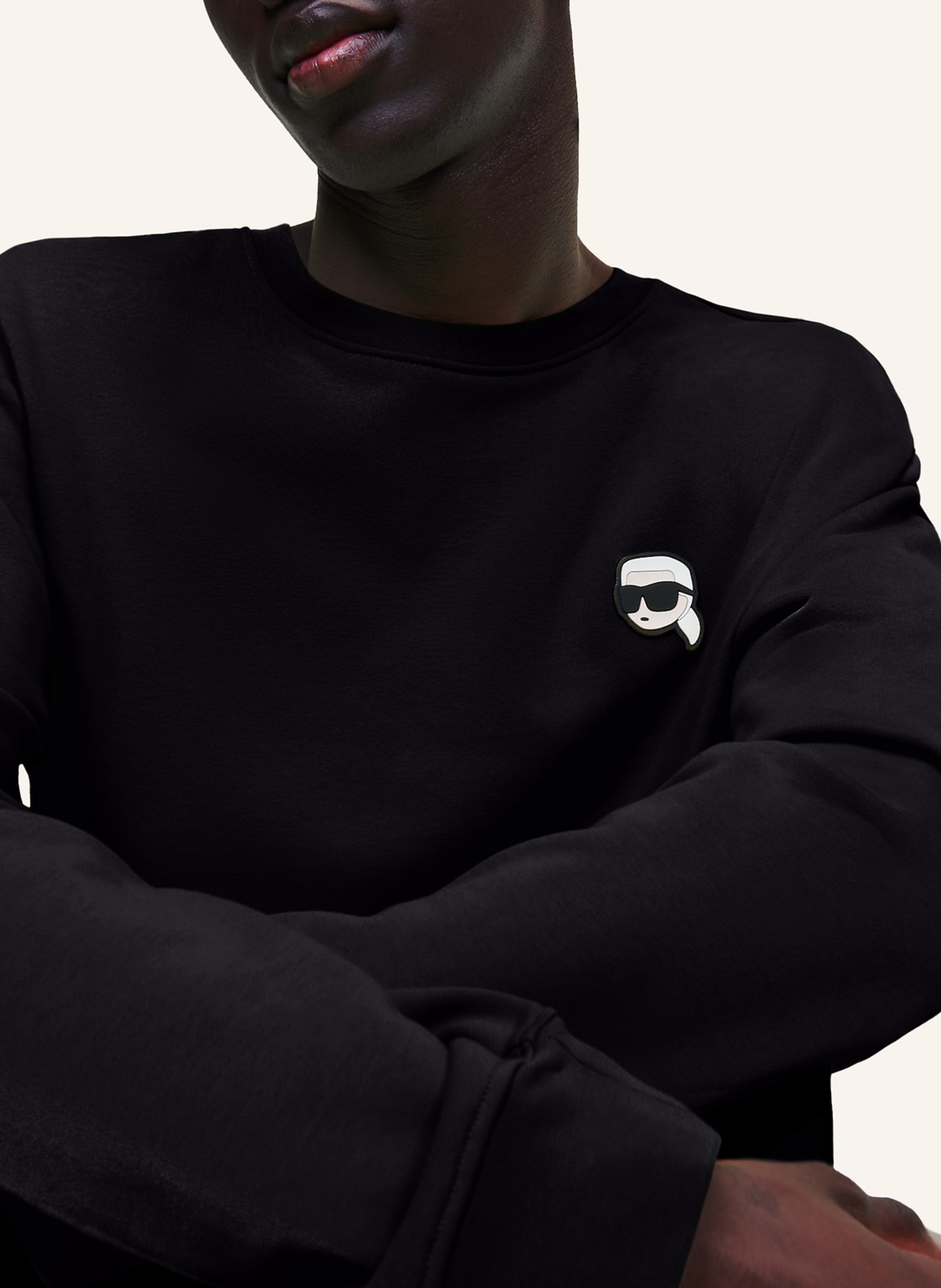 KARL LAGERFELD Sweatshirt, Farbe: SCHWARZ (Bild 8)