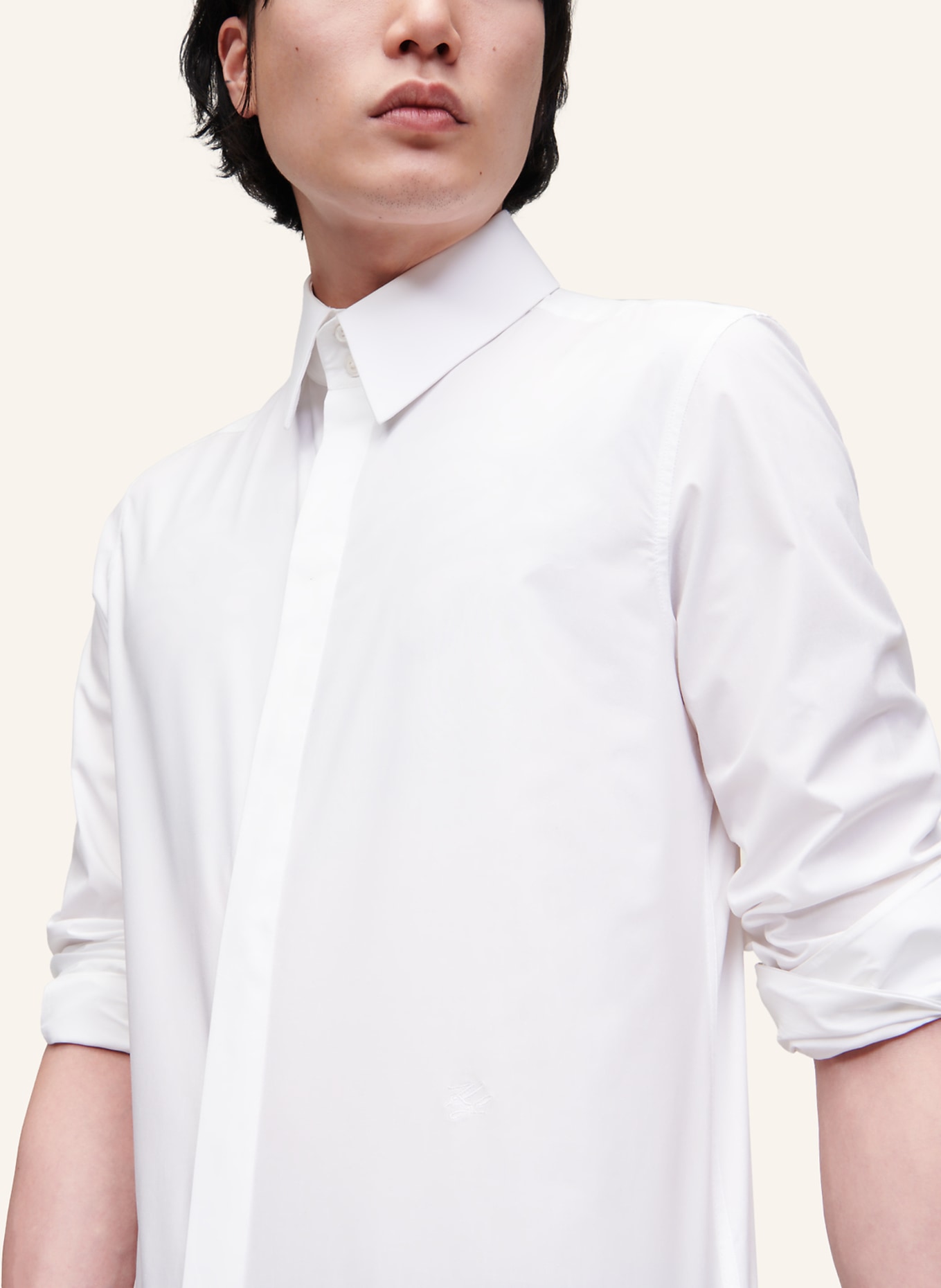 KARL LAGERFELD Hemd, Farbe: WEISS (Bild 4)
