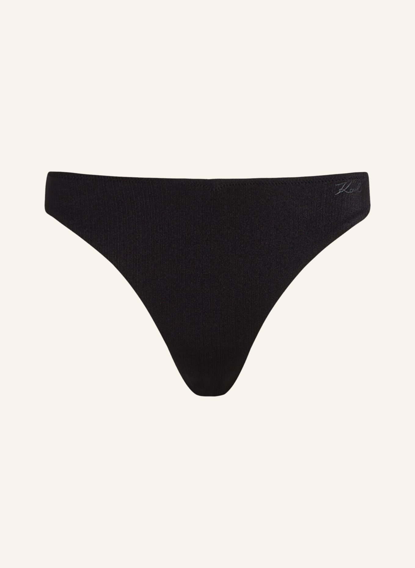 KARL LAGERFELD Bikini-Hose, Farbe: SCHWARZ (Bild 1)