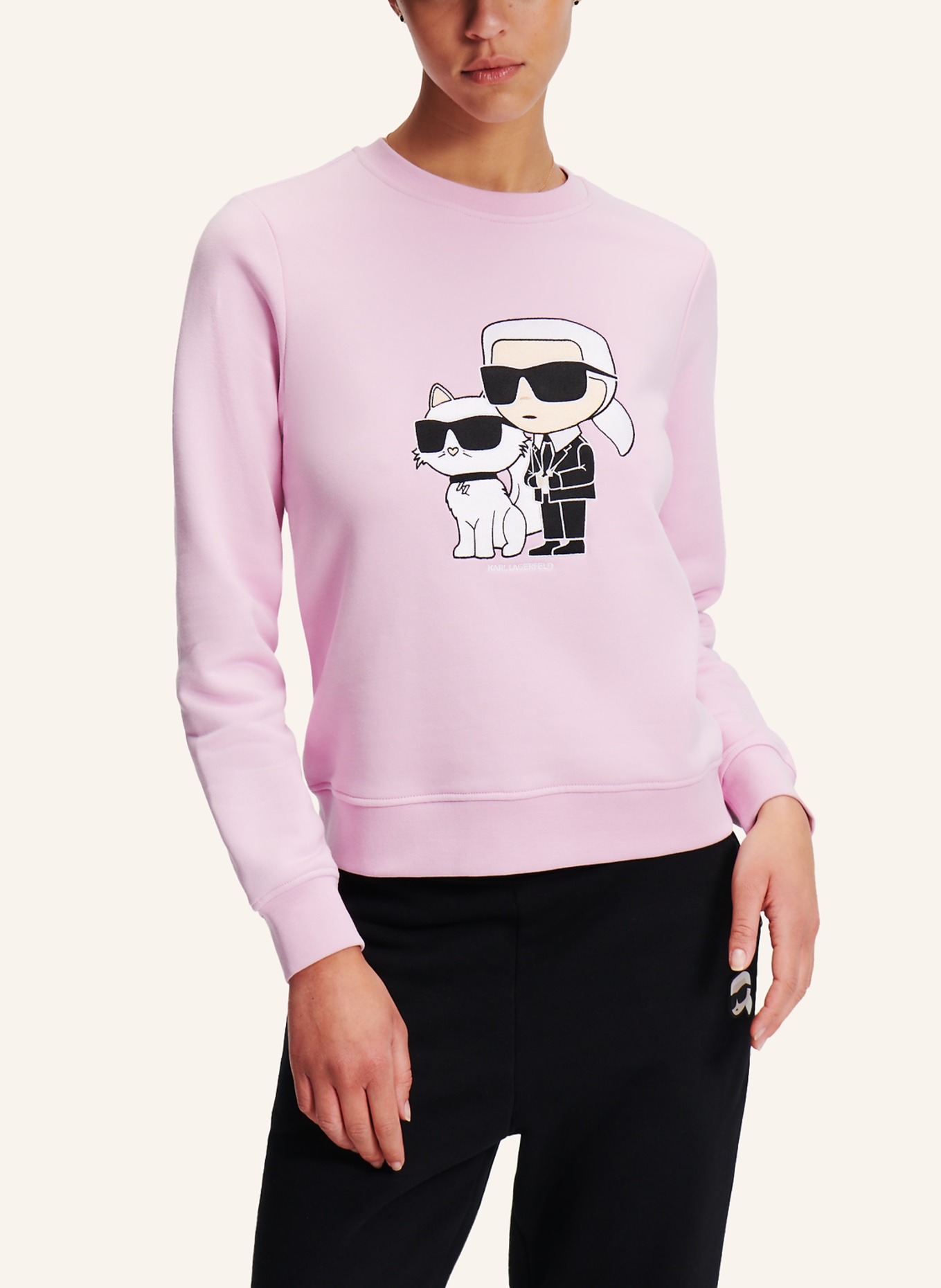 KARL LAGERFELD Sweatshirt, Farbe: LILA (Bild 4)