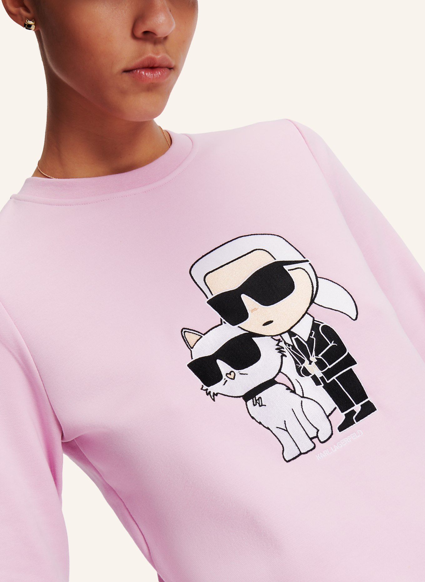 KARL LAGERFELD Sweatshirt, Farbe: LILA (Bild 3)