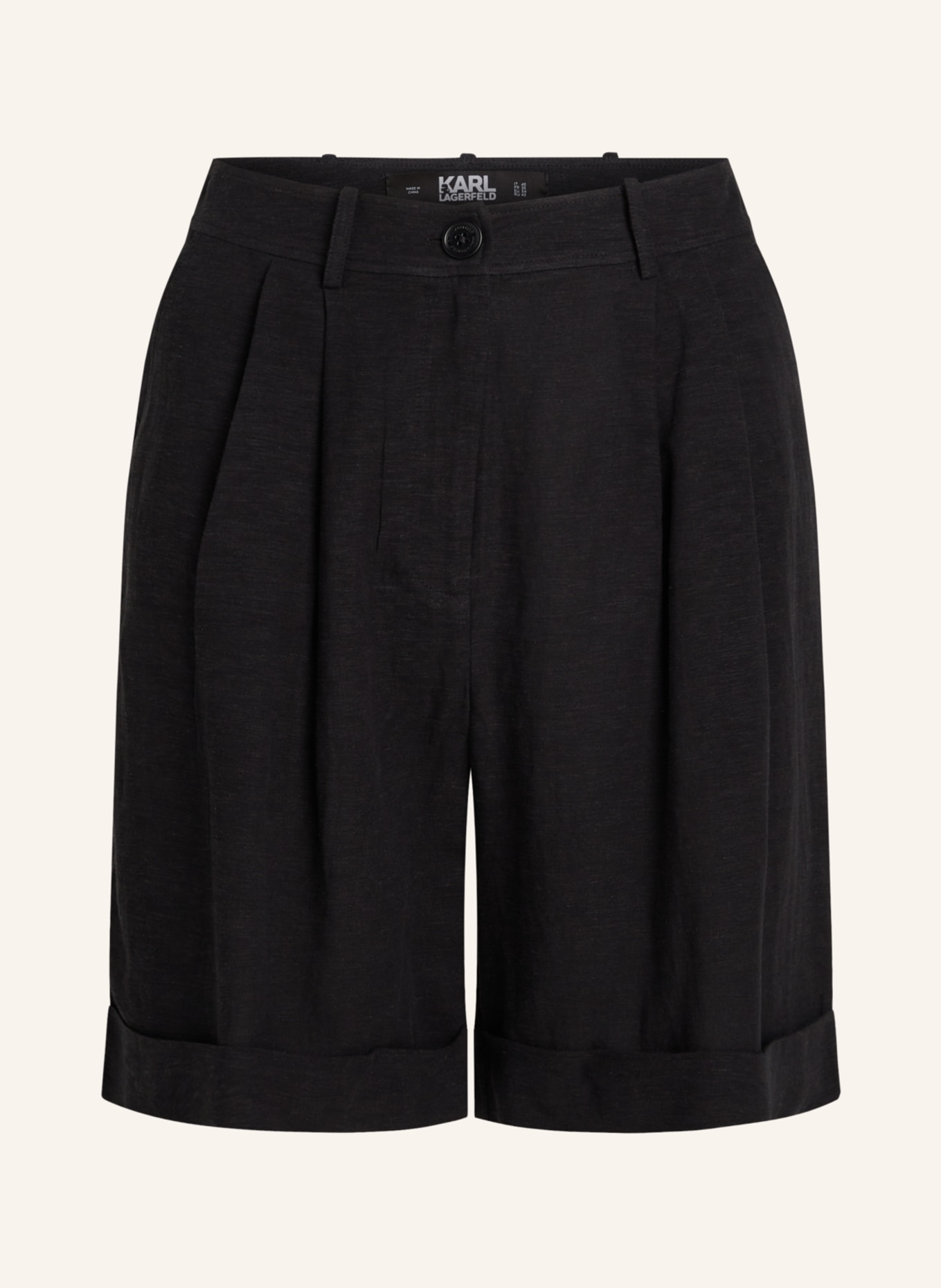 KARL LAGERFELD Shorts, Farbe: SCHWARZ (Bild 1)