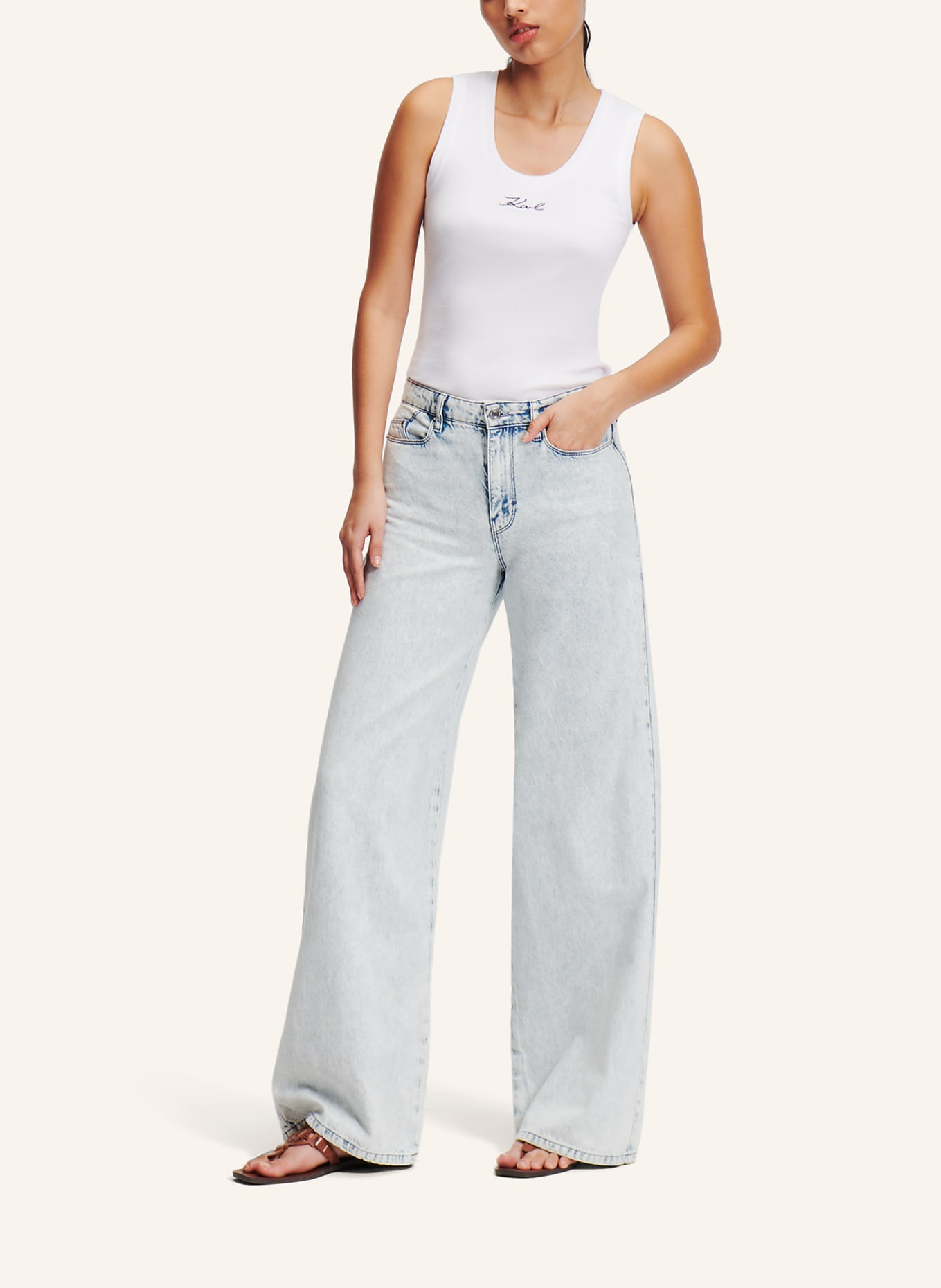 KARL LAGERFELD Jeans, Farbe: HELLBLAU (Bild 4)