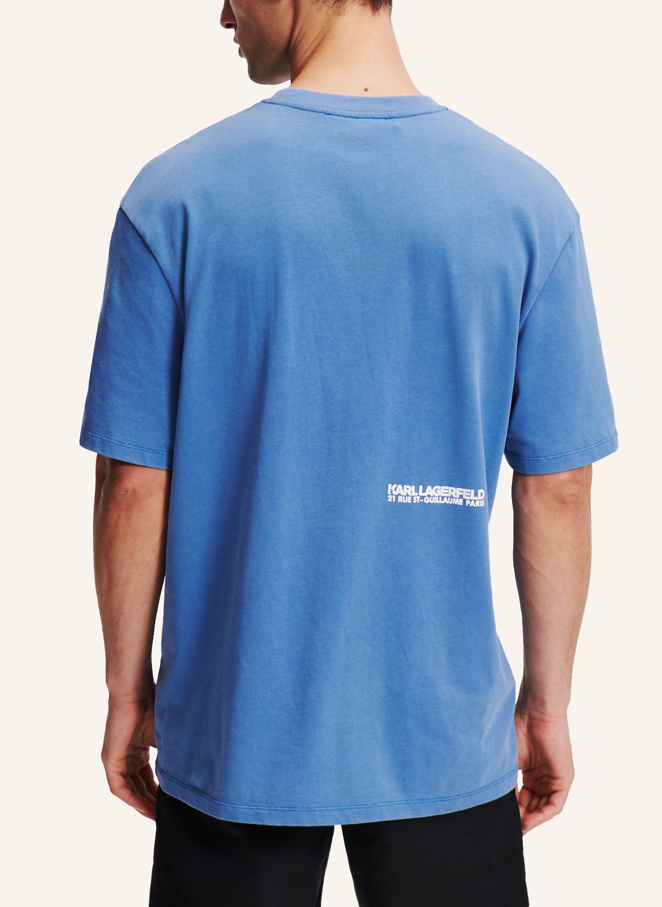 KARL LAGERFELD T-shirt, Farbe: BLAU (Bild 2)