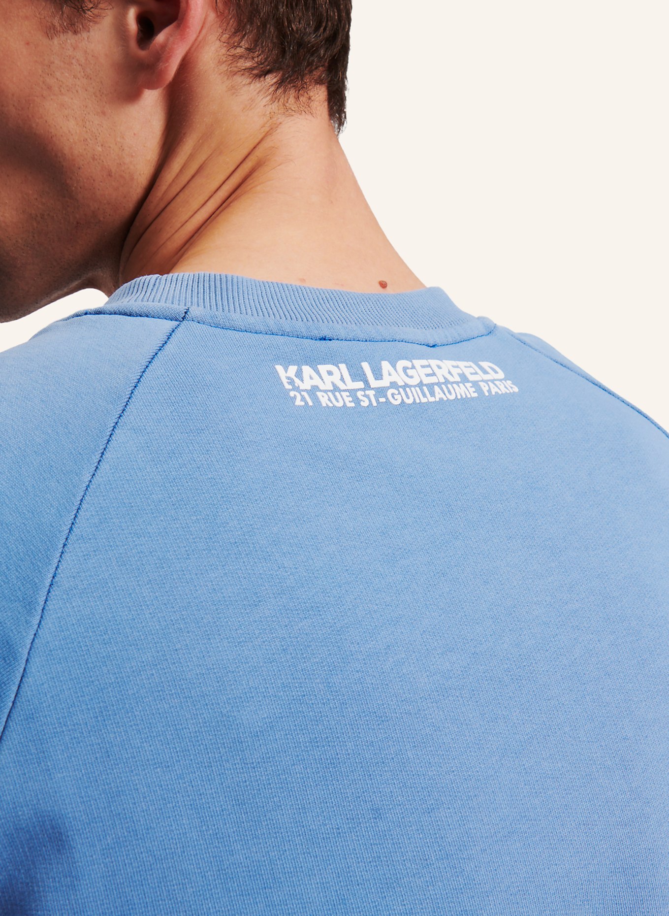 KARL LAGERFELD Sweatshirt, Farbe: BLAU (Bild 3)