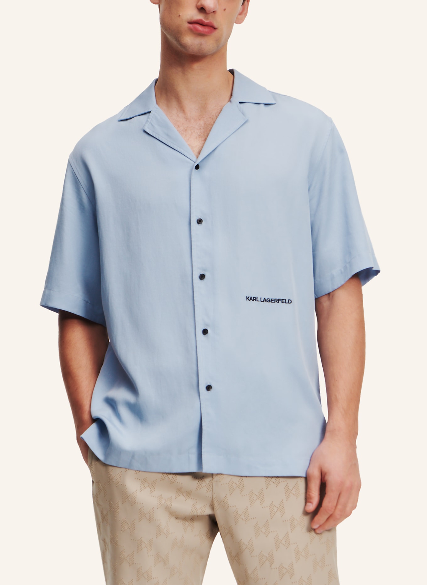 KARL LAGERFELD Hemd, Farbe: BLAU (Bild 4)