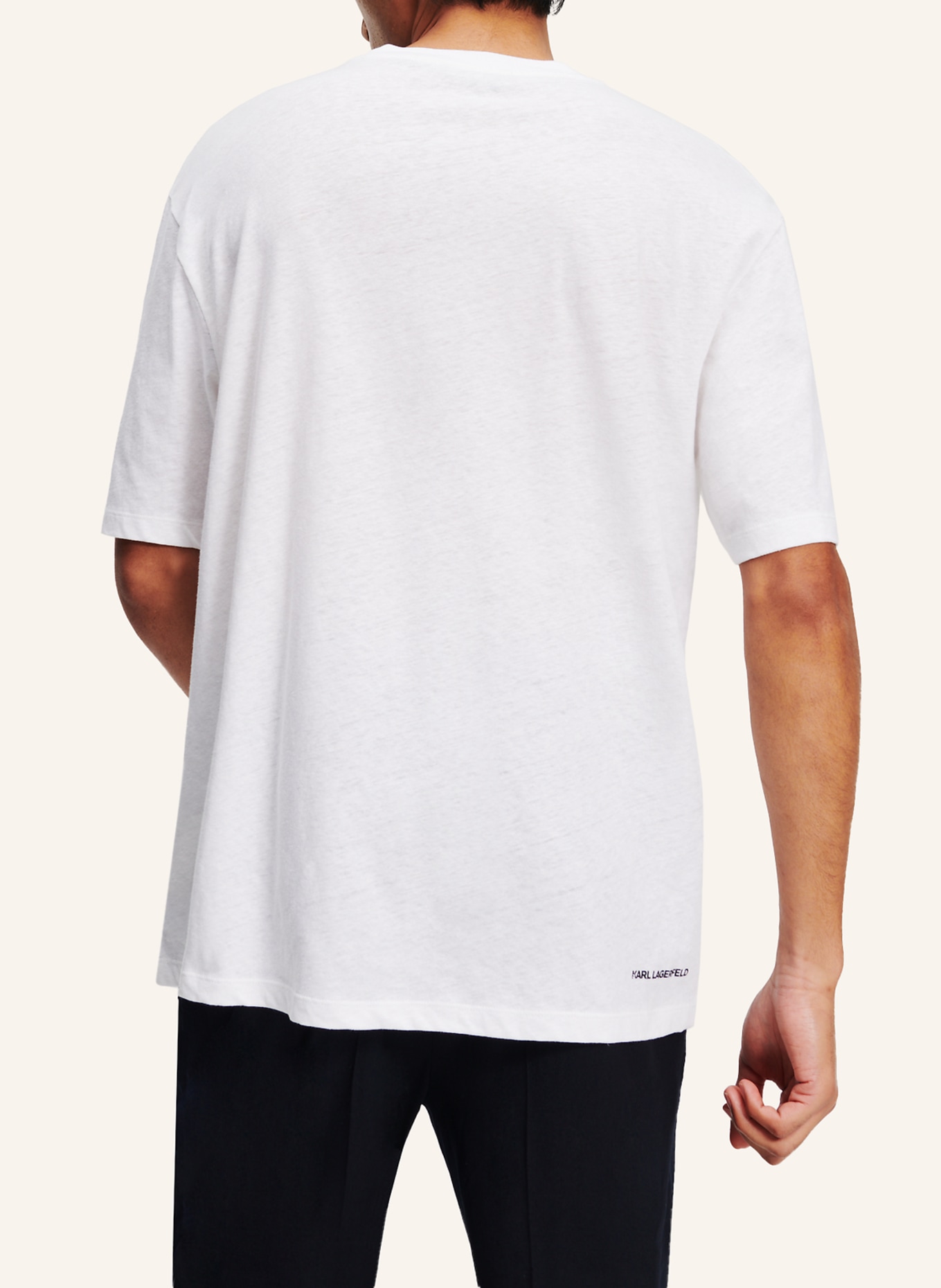 KARL LAGERFELD T-shirt, Farbe: WEISS (Bild 2)