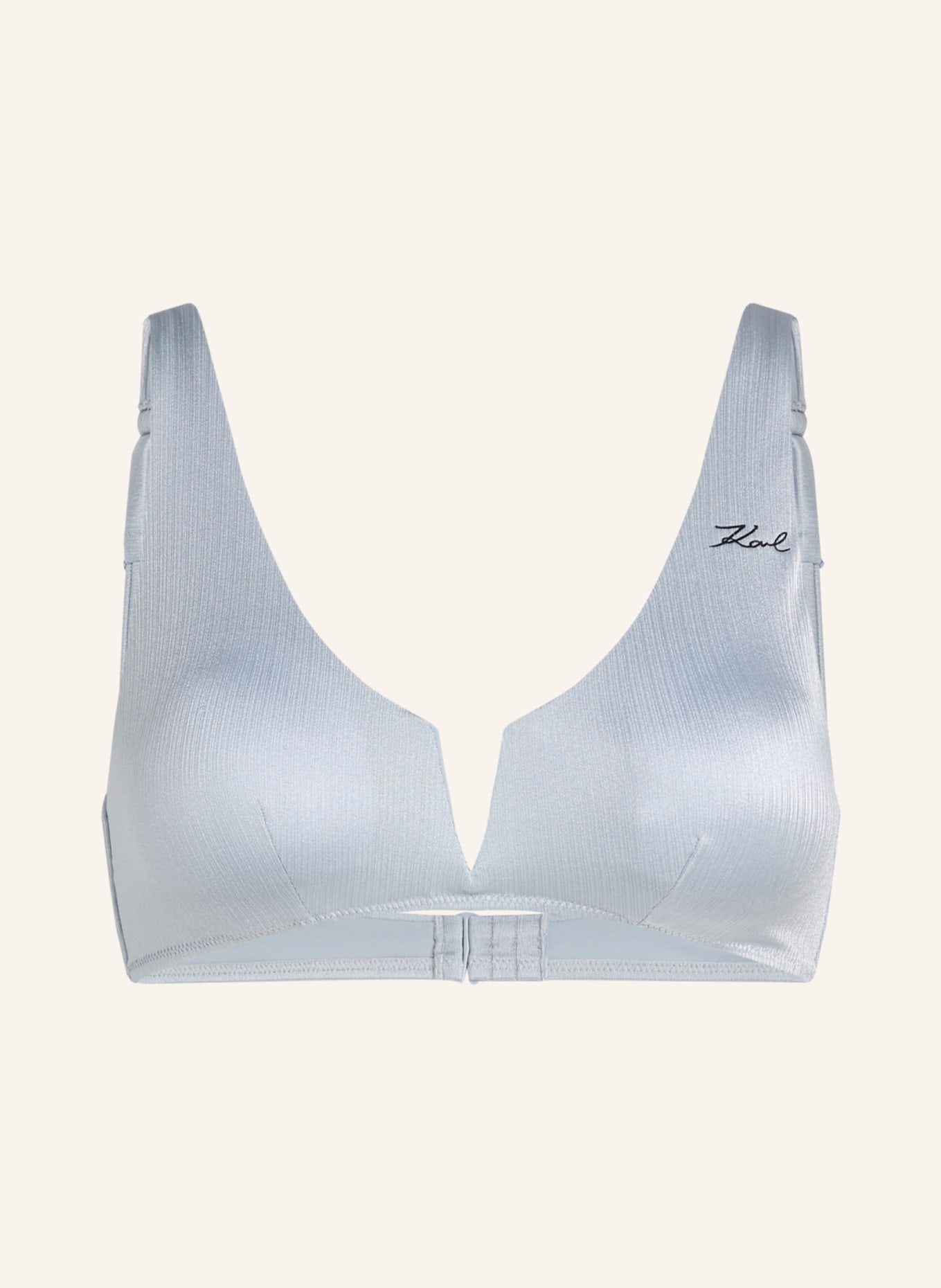 KARL LAGERFELD Bikini-Top, Farbe: SILBER (Bild 1)
