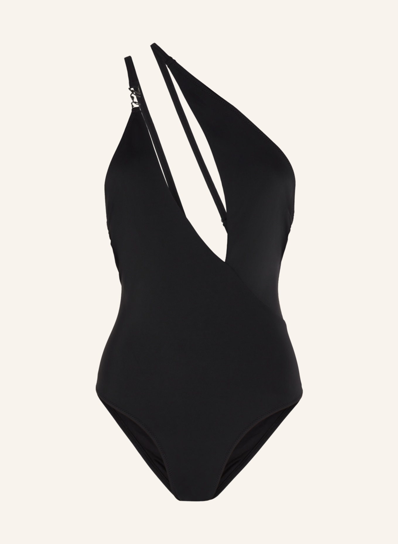 KARL LAGERFELD Badeanzug, Farbe: SCHWARZ (Bild 1)