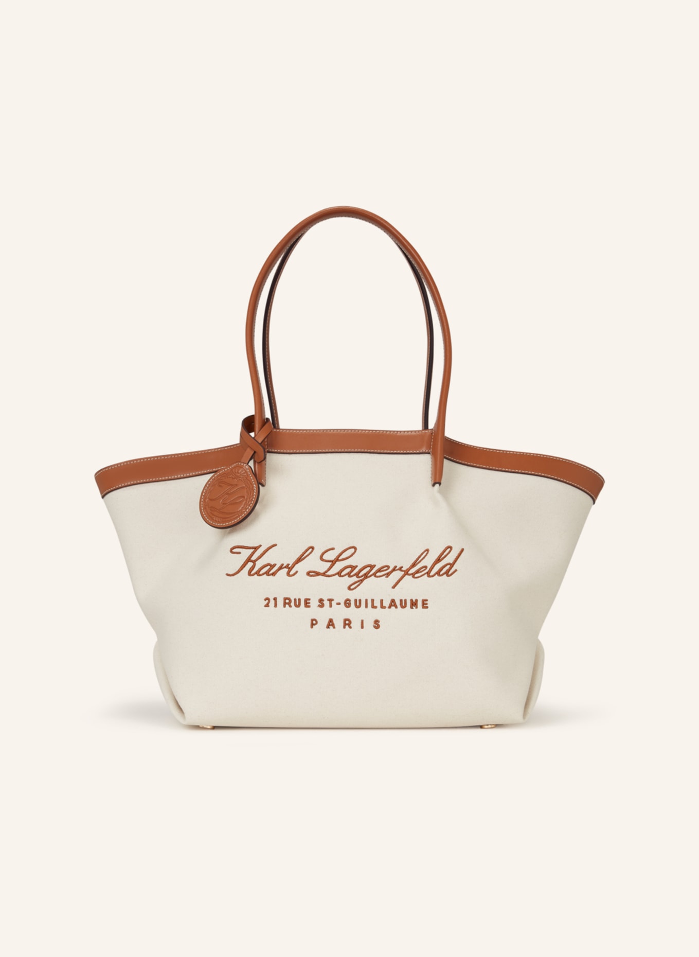 KARL LAGERFELD Handtasche, Farbe: BEIGE (Bild 1)