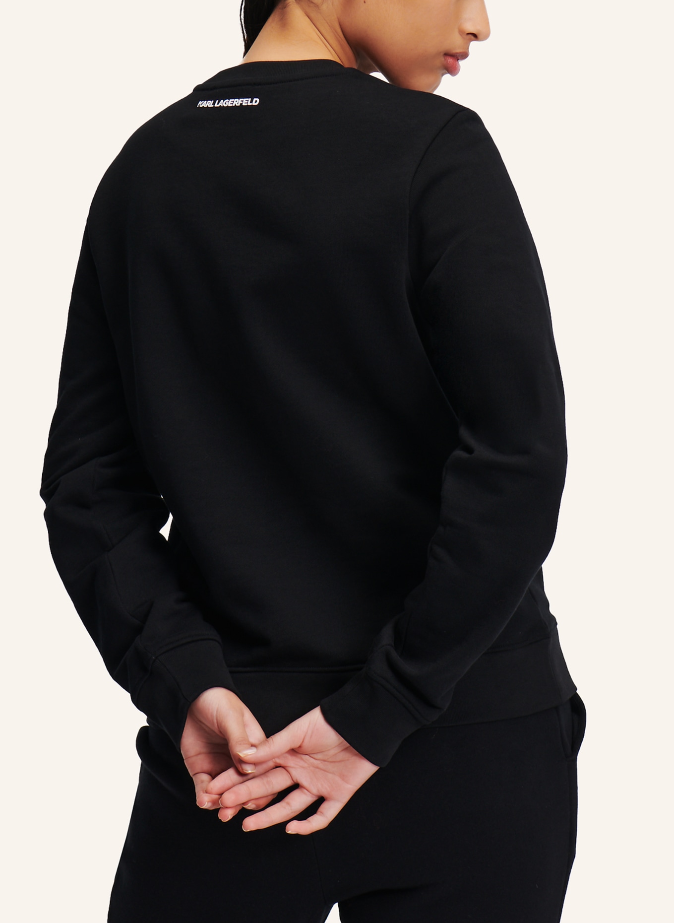 KARL LAGERFELD Sweatshirt, Farbe: SCHWARZ (Bild 2)