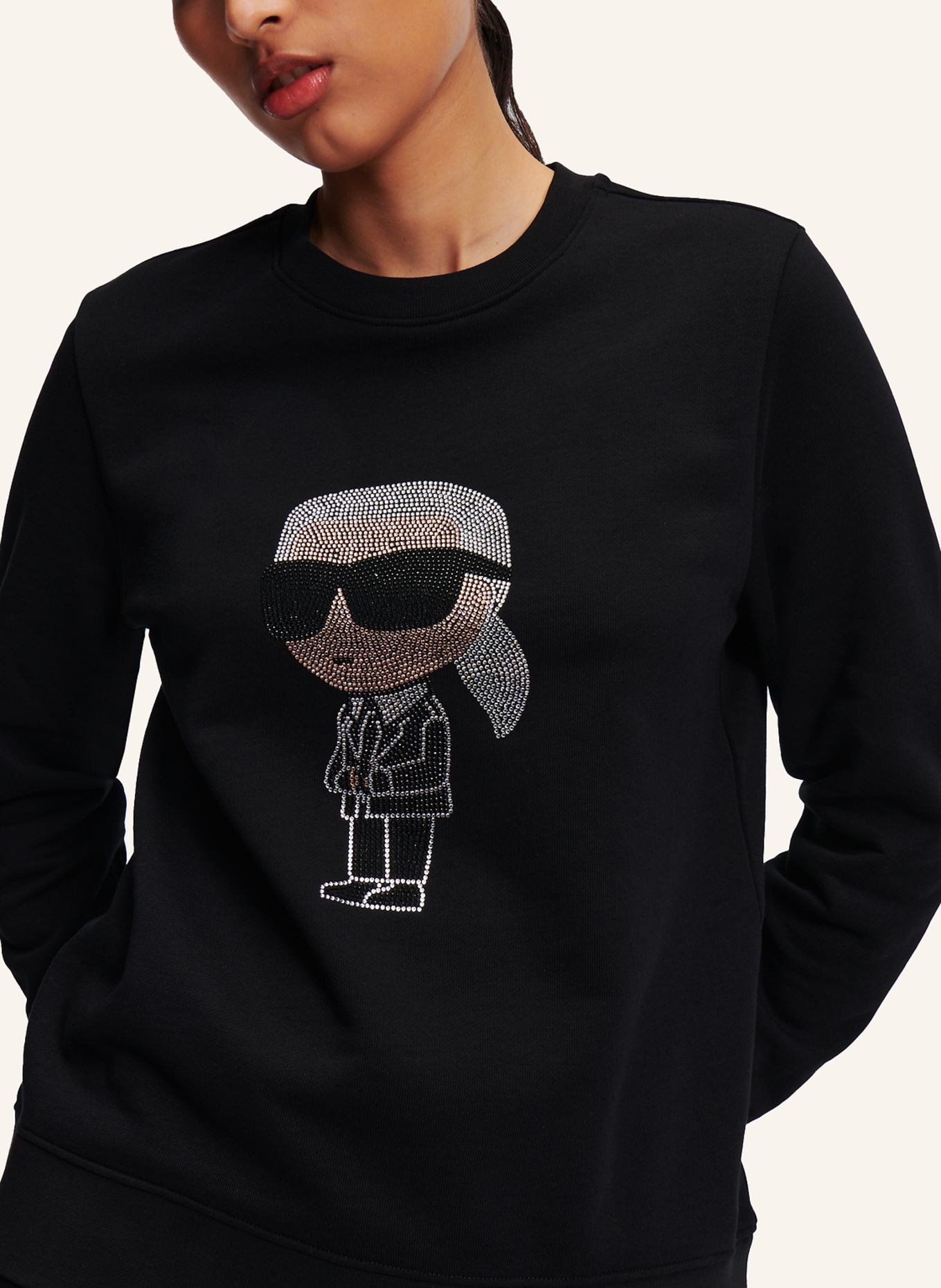 KARL LAGERFELD Sweatshirt, Farbe: SCHWARZ (Bild 3)