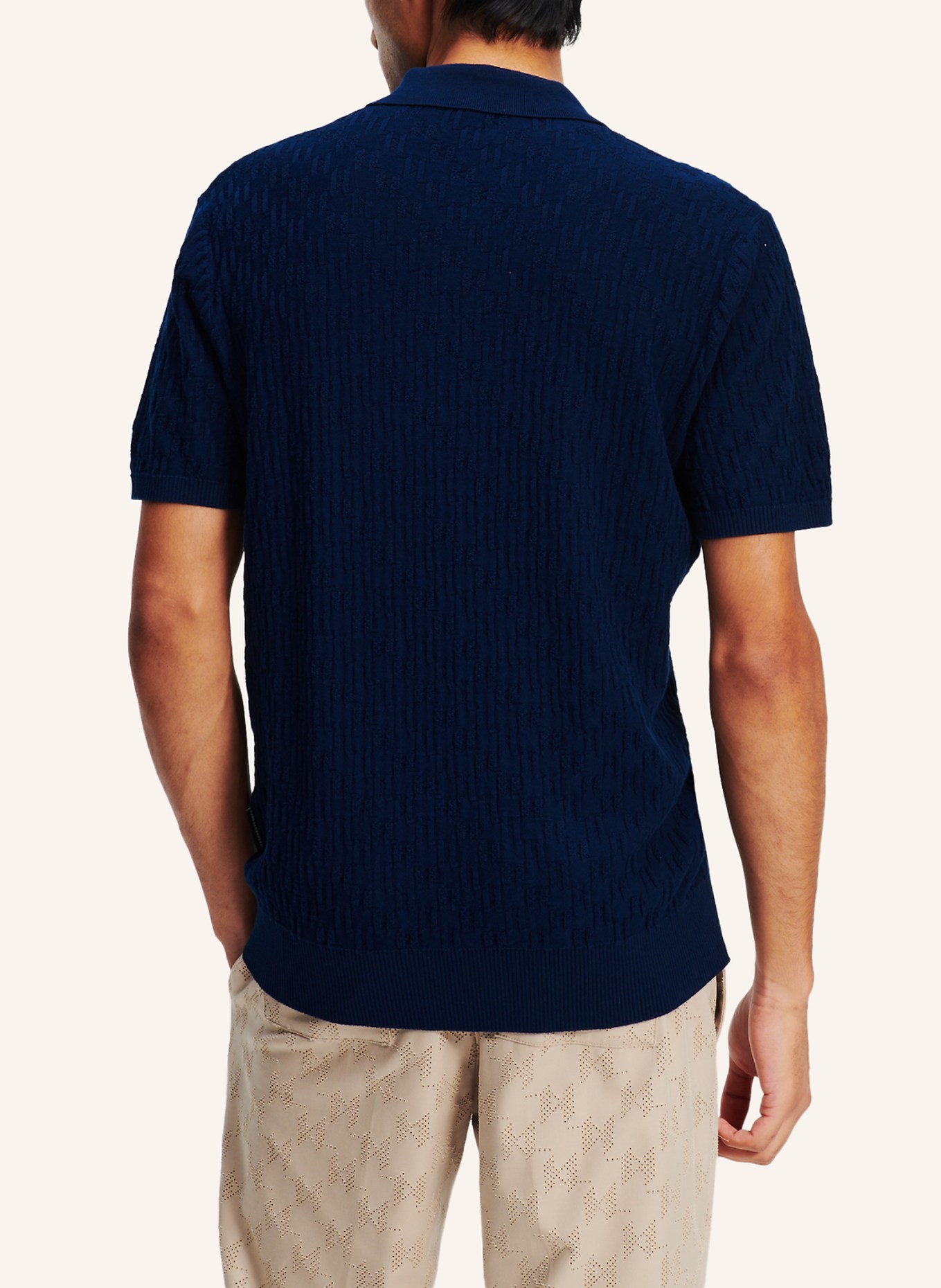 KARL LAGERFELD Poloshirt, Farbe: SCHWARZ (Bild 2)