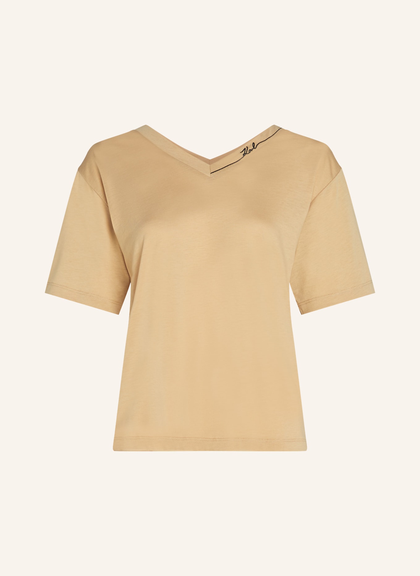 KARL LAGERFELD T-shirt, Farbe: CAMEL (Bild 1)