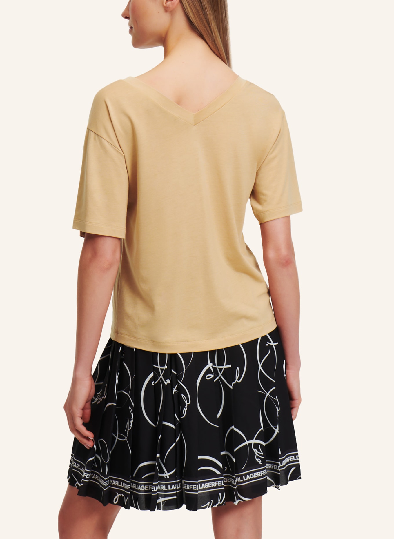 KARL LAGERFELD T-shirt, Farbe: CAMEL (Bild 2)