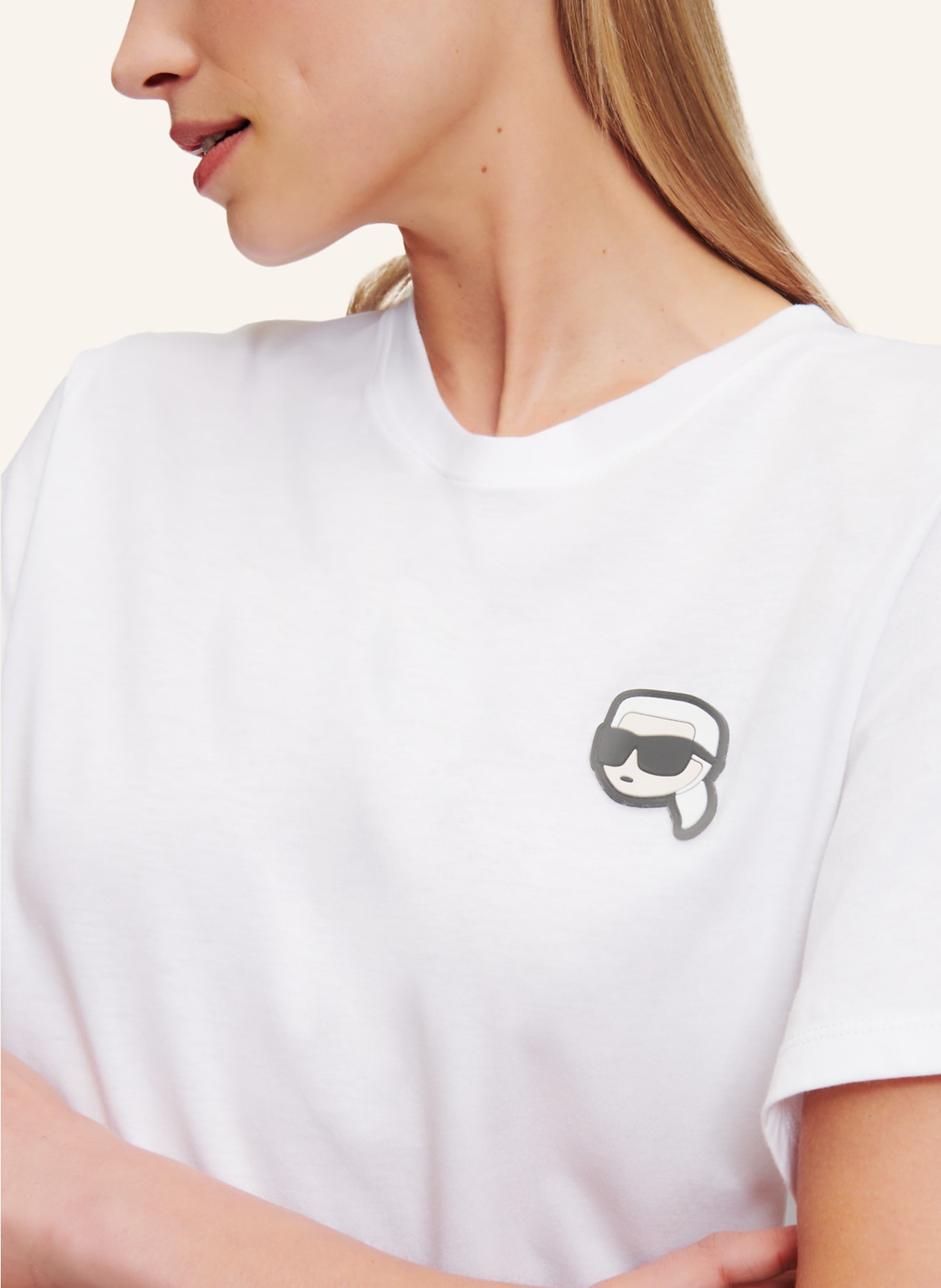 KARL LAGERFELD T-shirt, Farbe: WEISS (Bild 5)