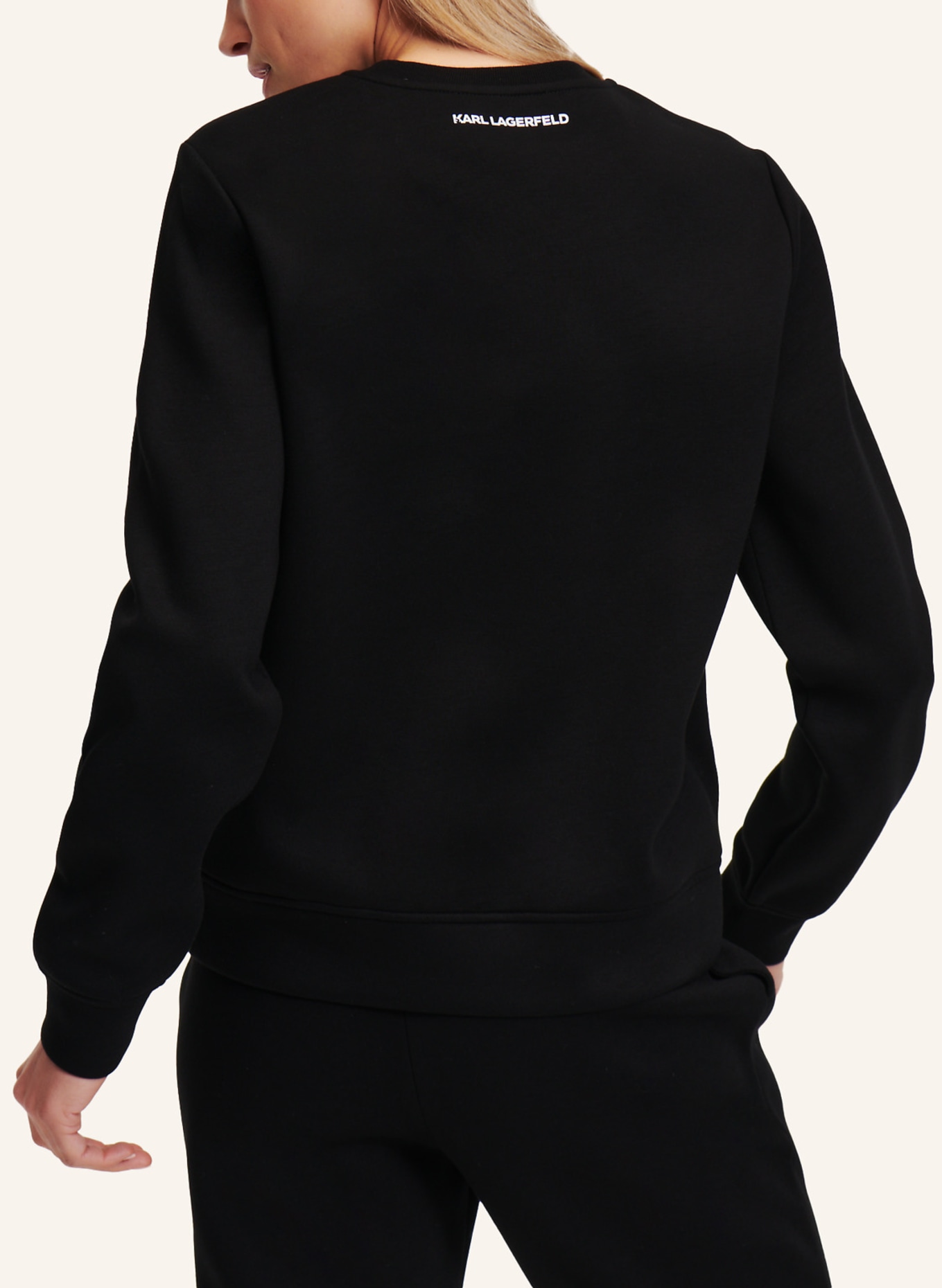 KARL LAGERFELD Sweatshirt, Farbe: SCHWARZ (Bild 2)