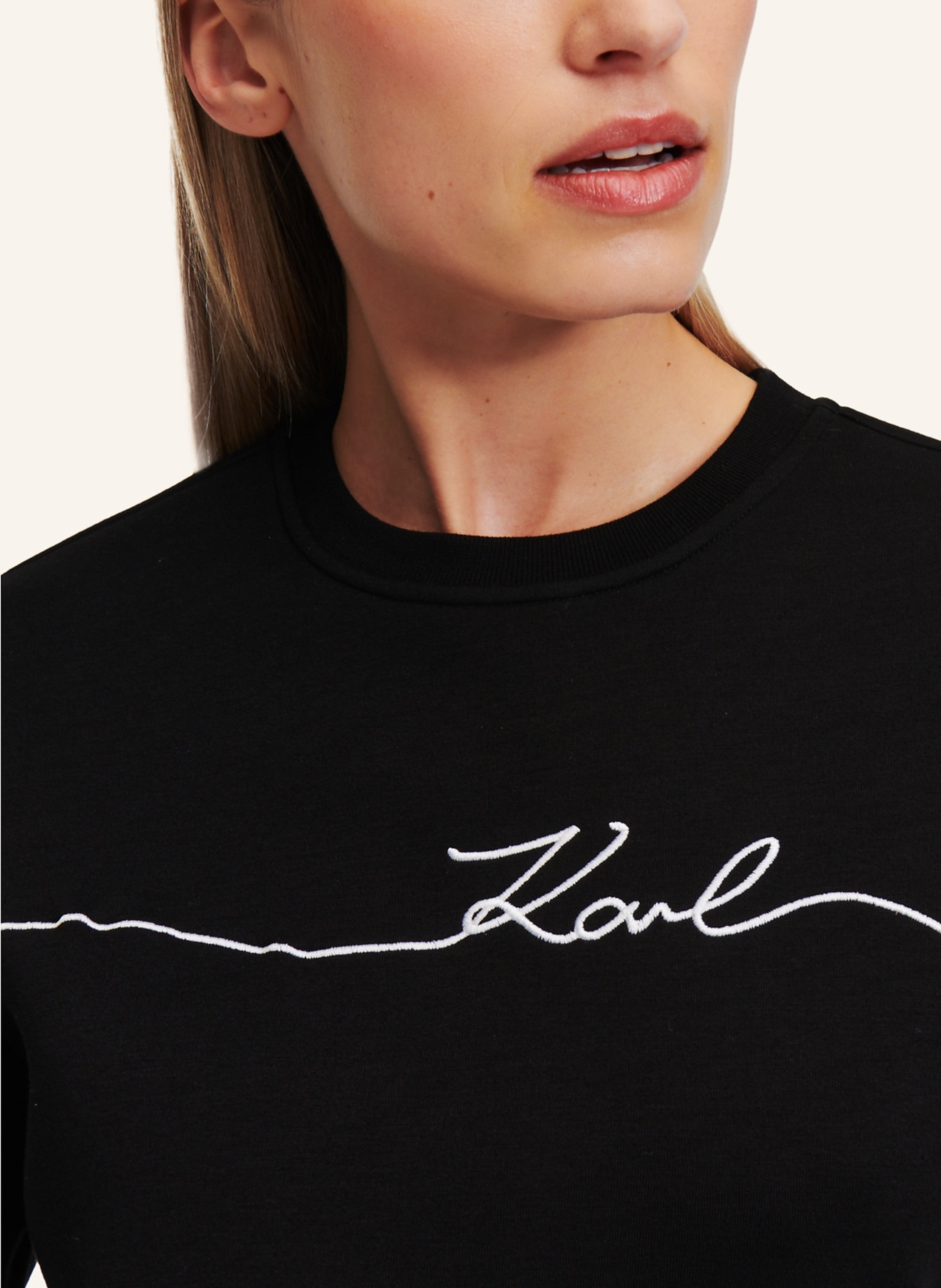 KARL LAGERFELD Sweatshirt, Farbe: SCHWARZ (Bild 3)