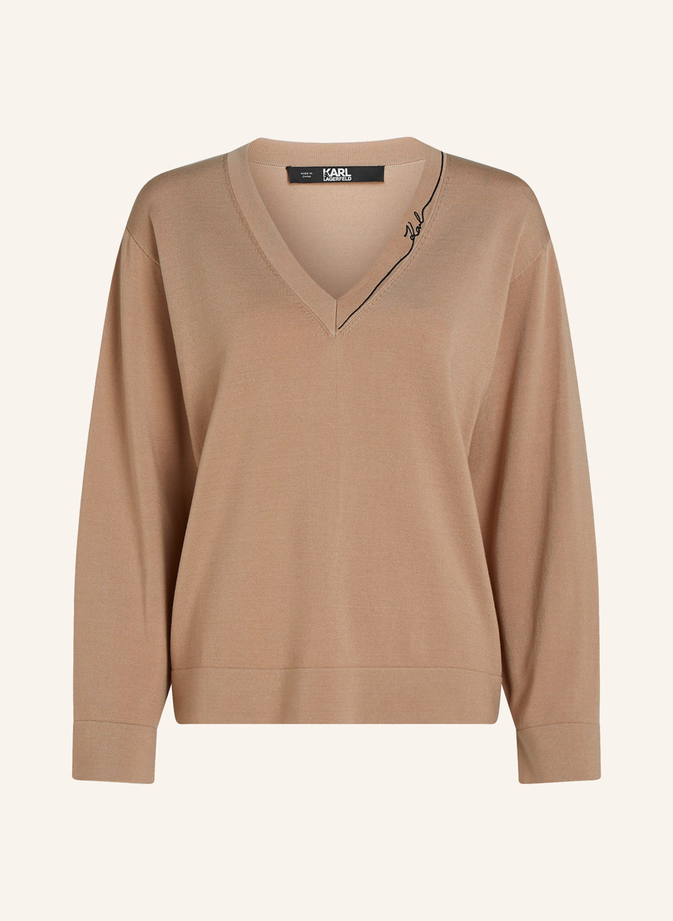 KARL LAGERFELD Sweatshirt, Farbe: CAMEL (Bild 1)