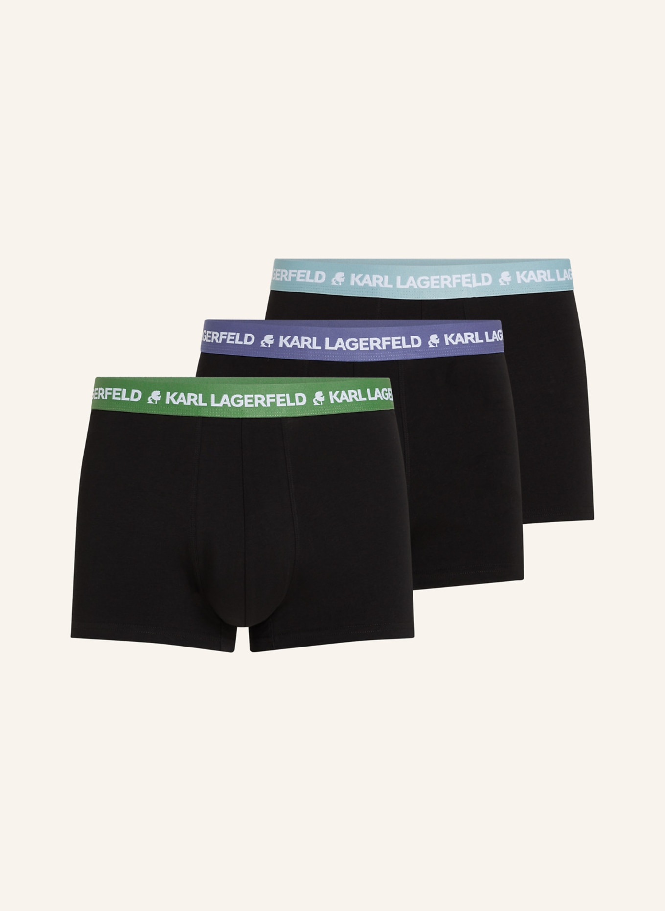 KARL LAGERFELD 3er Pack Boxershorts, Farbe: SCHWARZ (Bild 1)