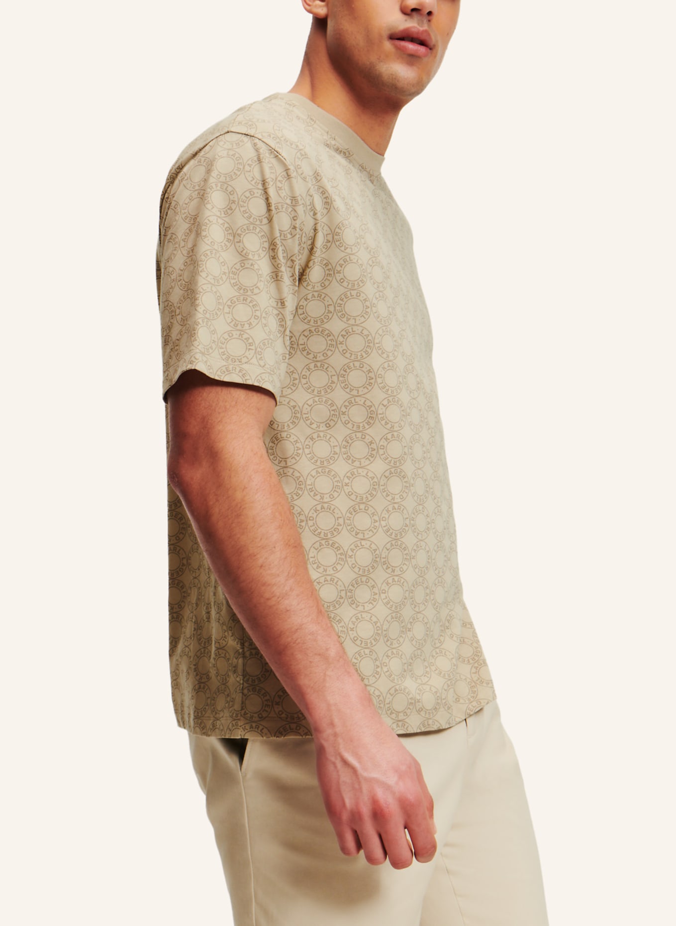 KARL LAGERFELD T-shirt, Farbe: CAMEL (Bild 3)
