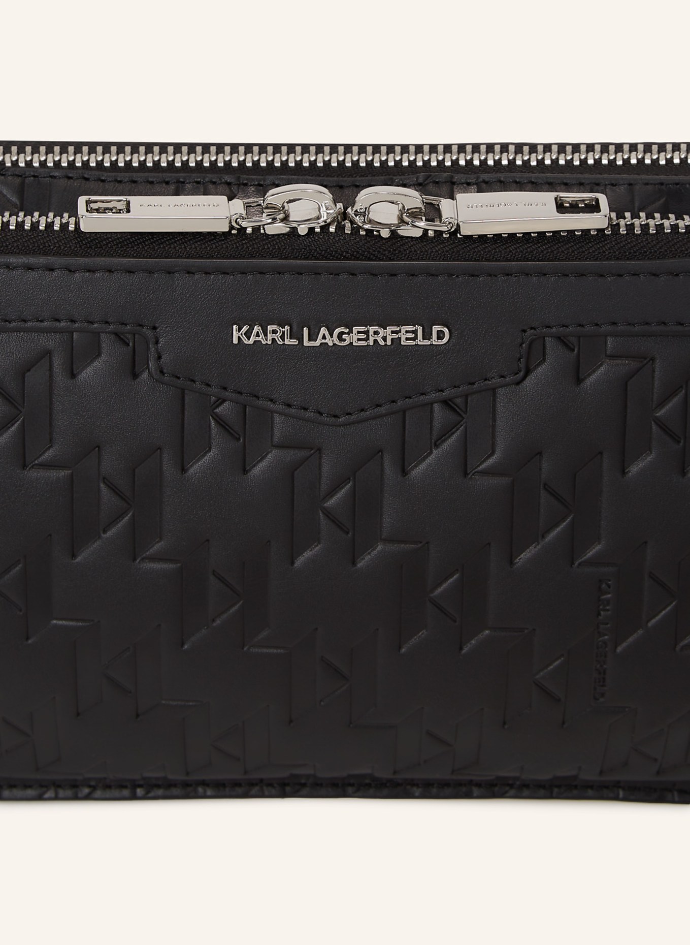 KARL LAGERFELD Gürteltasche, Farbe: SCHWARZ (Bild 4)