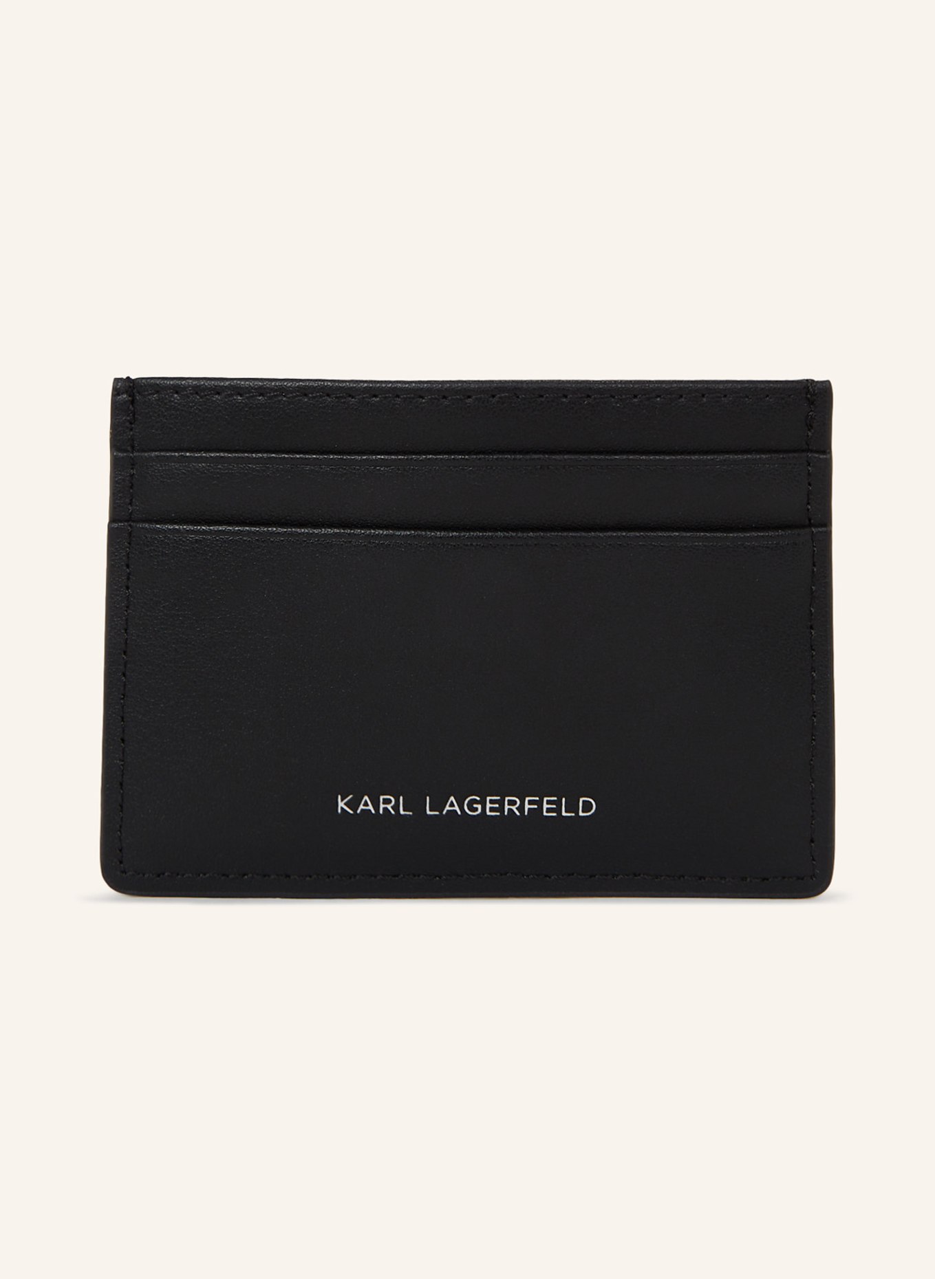 KARL LAGERFELD Kartenetui, Farbe: SCHWARZ (Bild 2)