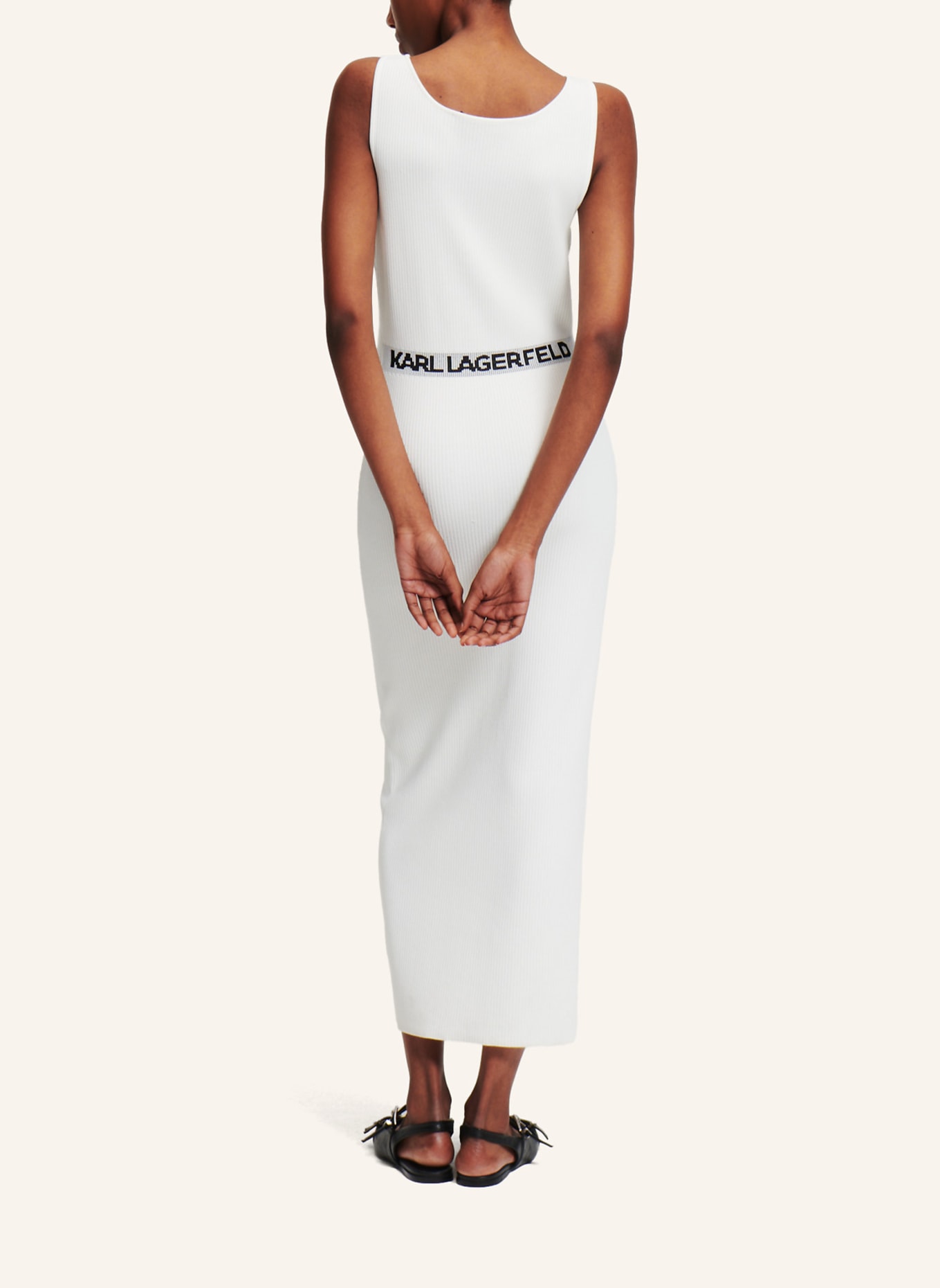 KARL LAGERFELD Kleid, Farbe: WEISS (Bild 2)