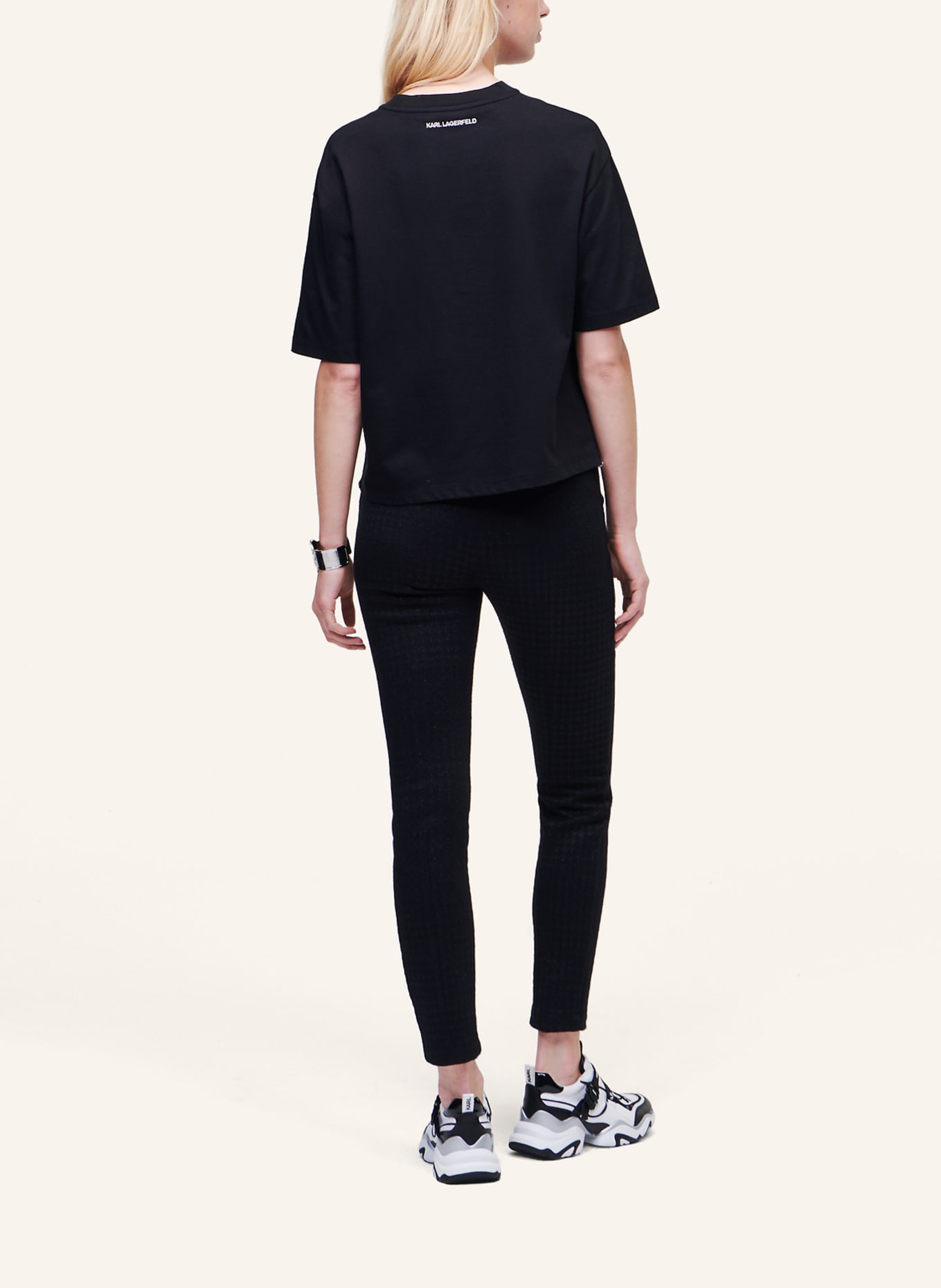 KARL LAGERFELD T-shirt: SCHWARZ