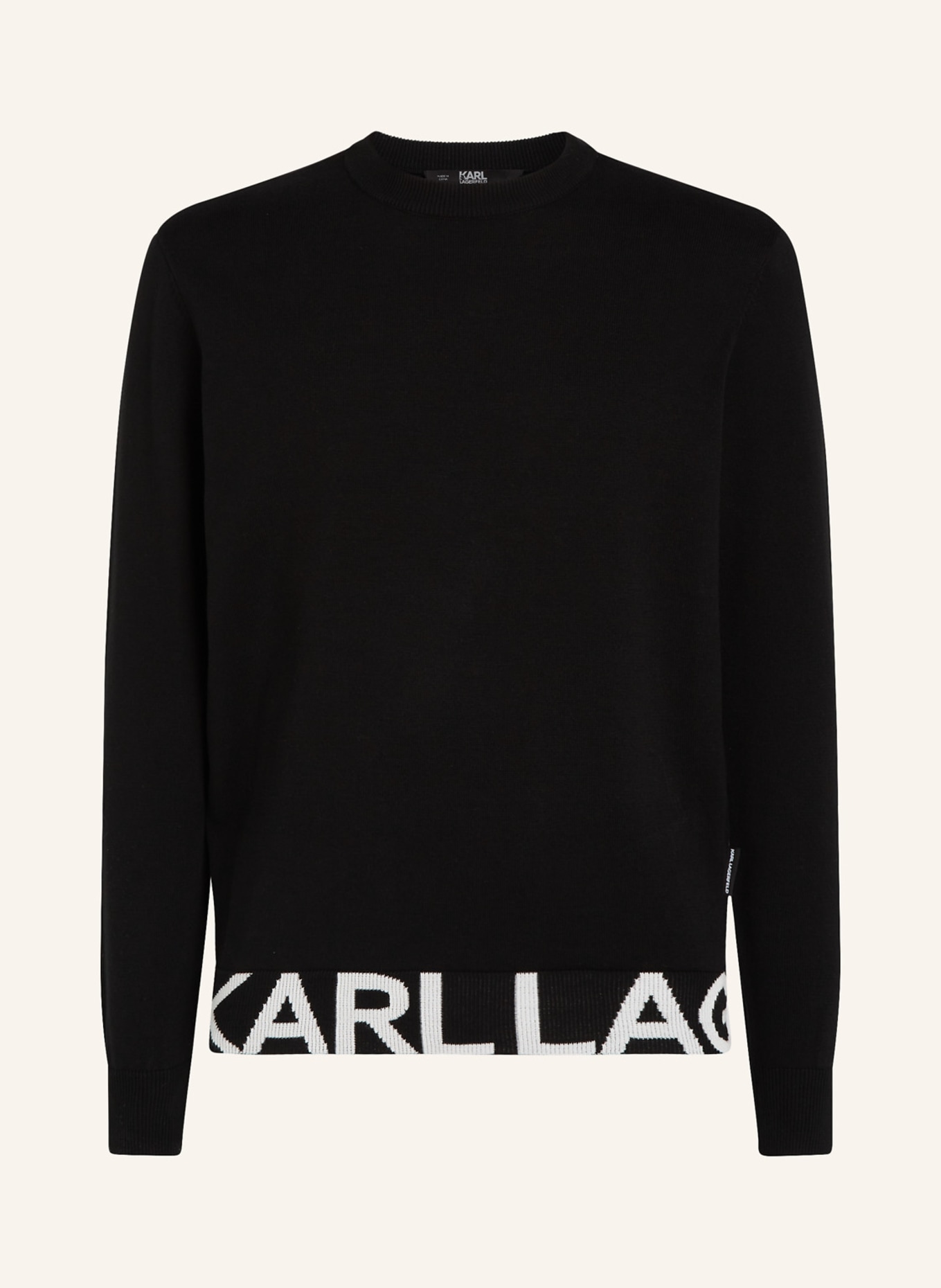 KARL LAGERFELD Sweatshirt, Farbe: SCHWARZ (Bild 1)