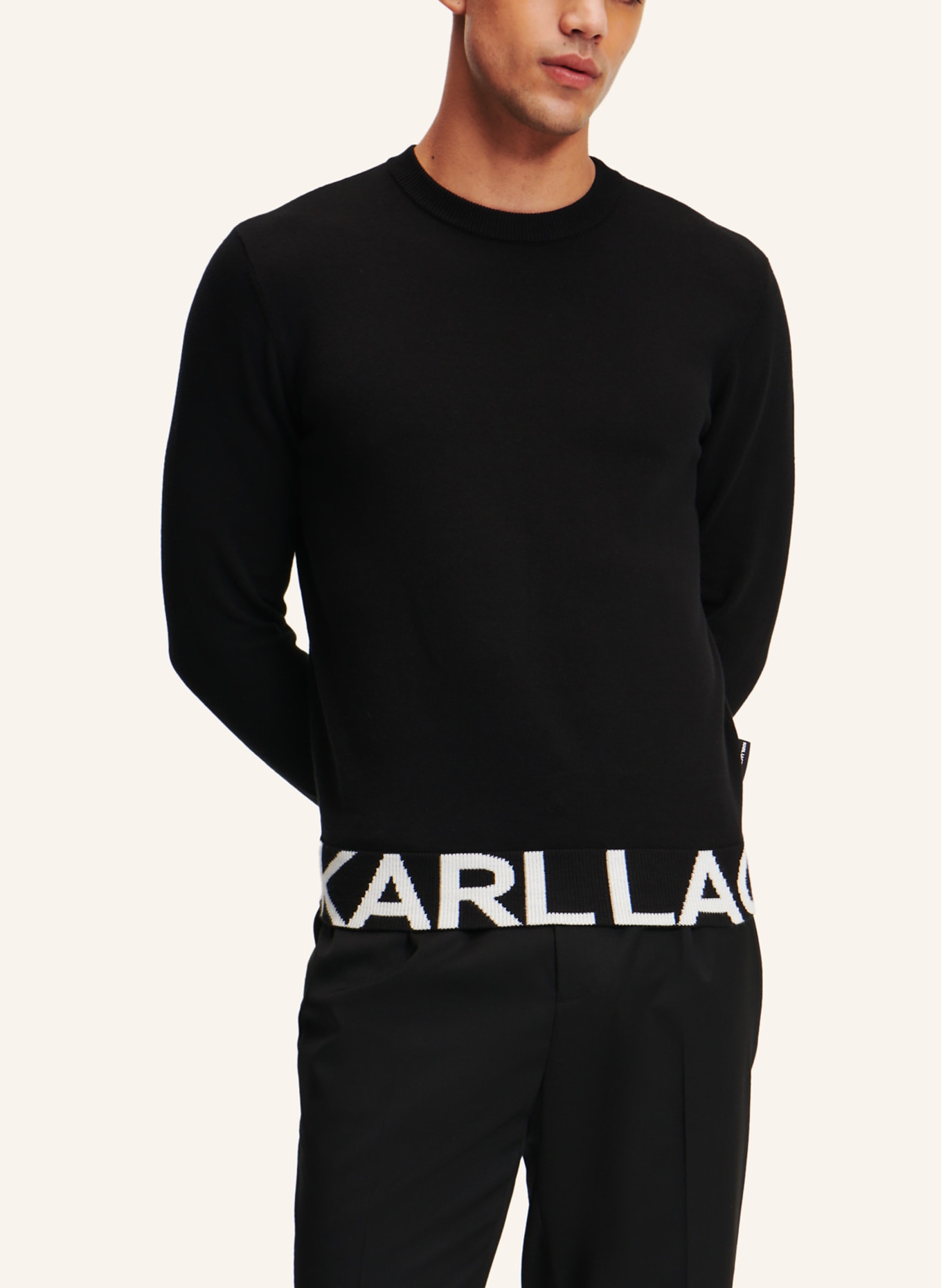 KARL LAGERFELD Sweatshirt, Farbe: SCHWARZ (Bild 5)