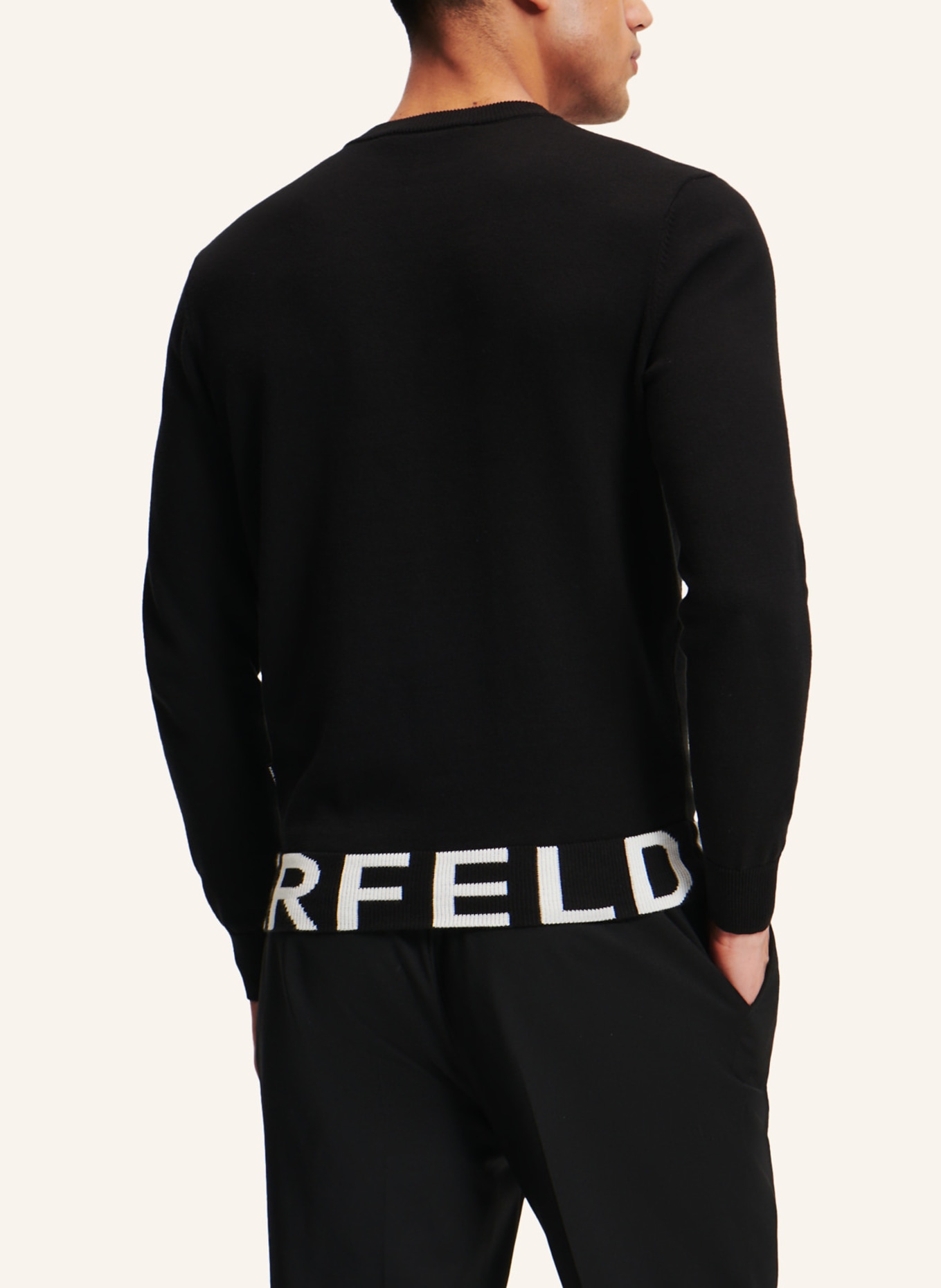 KARL LAGERFELD Sweatshirt, Farbe: SCHWARZ (Bild 2)