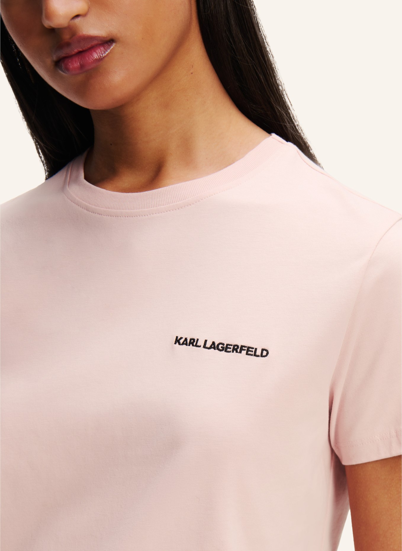 KARL LAGERFELD T-shirt, Farbe: ROSA (Bild 4)