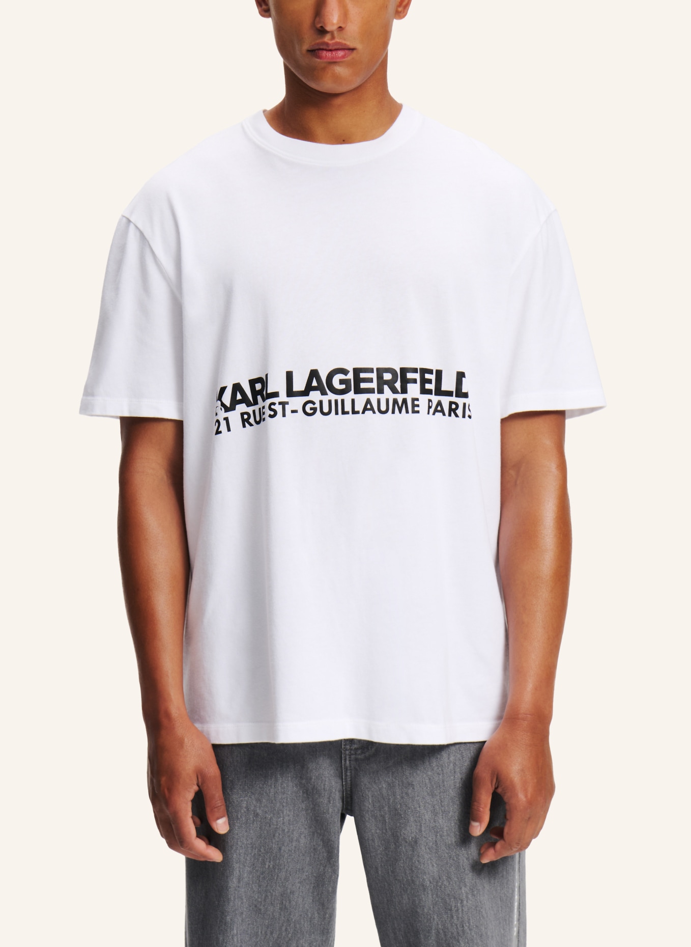 KARL LAGERFELD T-shirt, Farbe: WEISS (Bild 5)