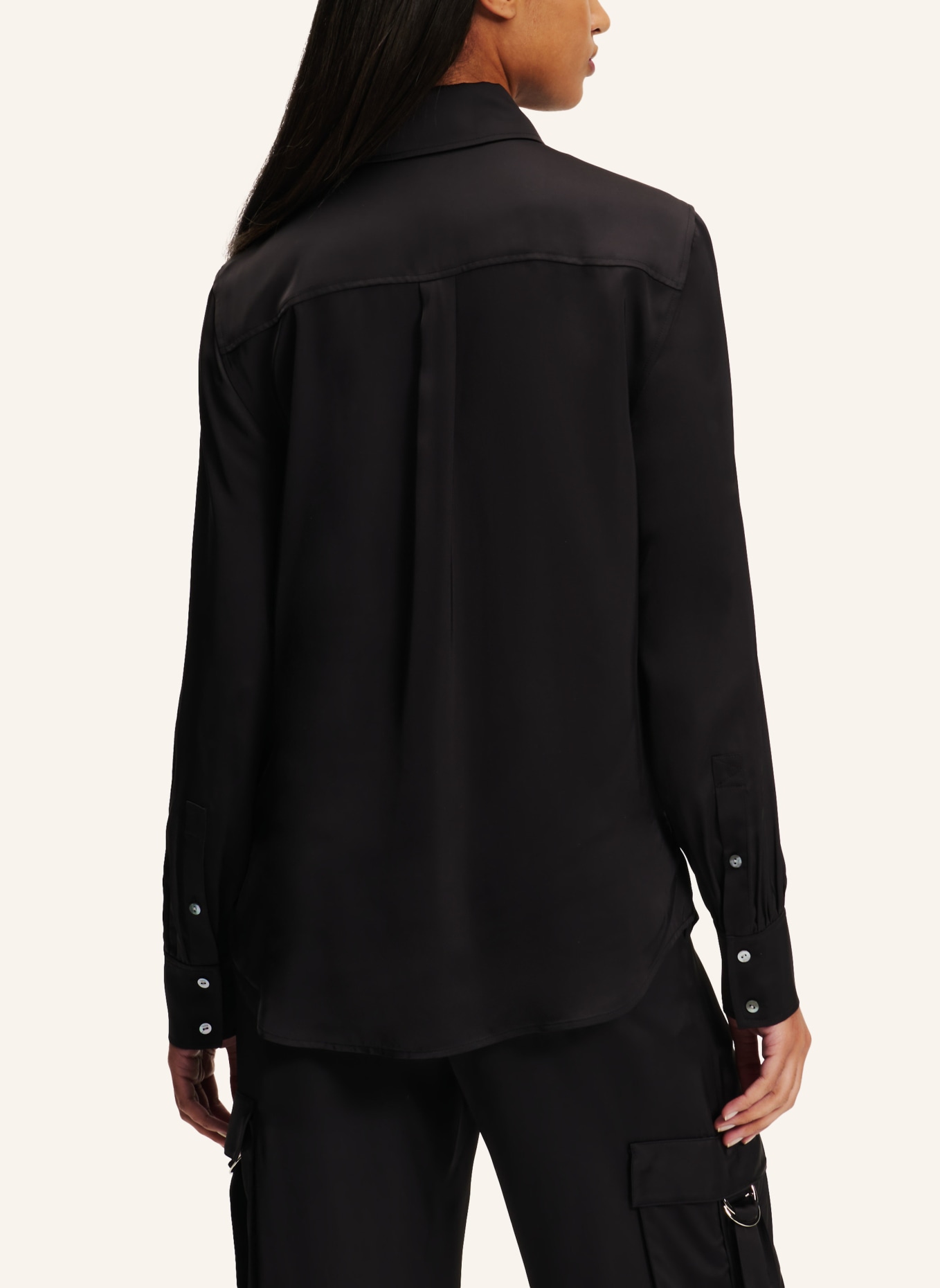 KARL LAGERFELD Bluse, Farbe: SCHWARZ (Bild 2)