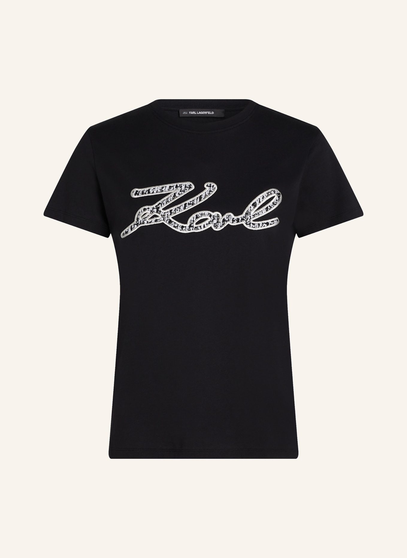 KARL LAGERFELD T-shirt, Farbe: SCHWARZ (Bild 1)