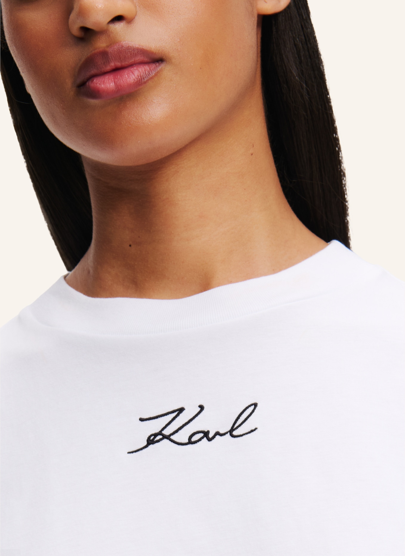 KARL LAGERFELD T-shirt, Farbe: WEISS (Bild 4)