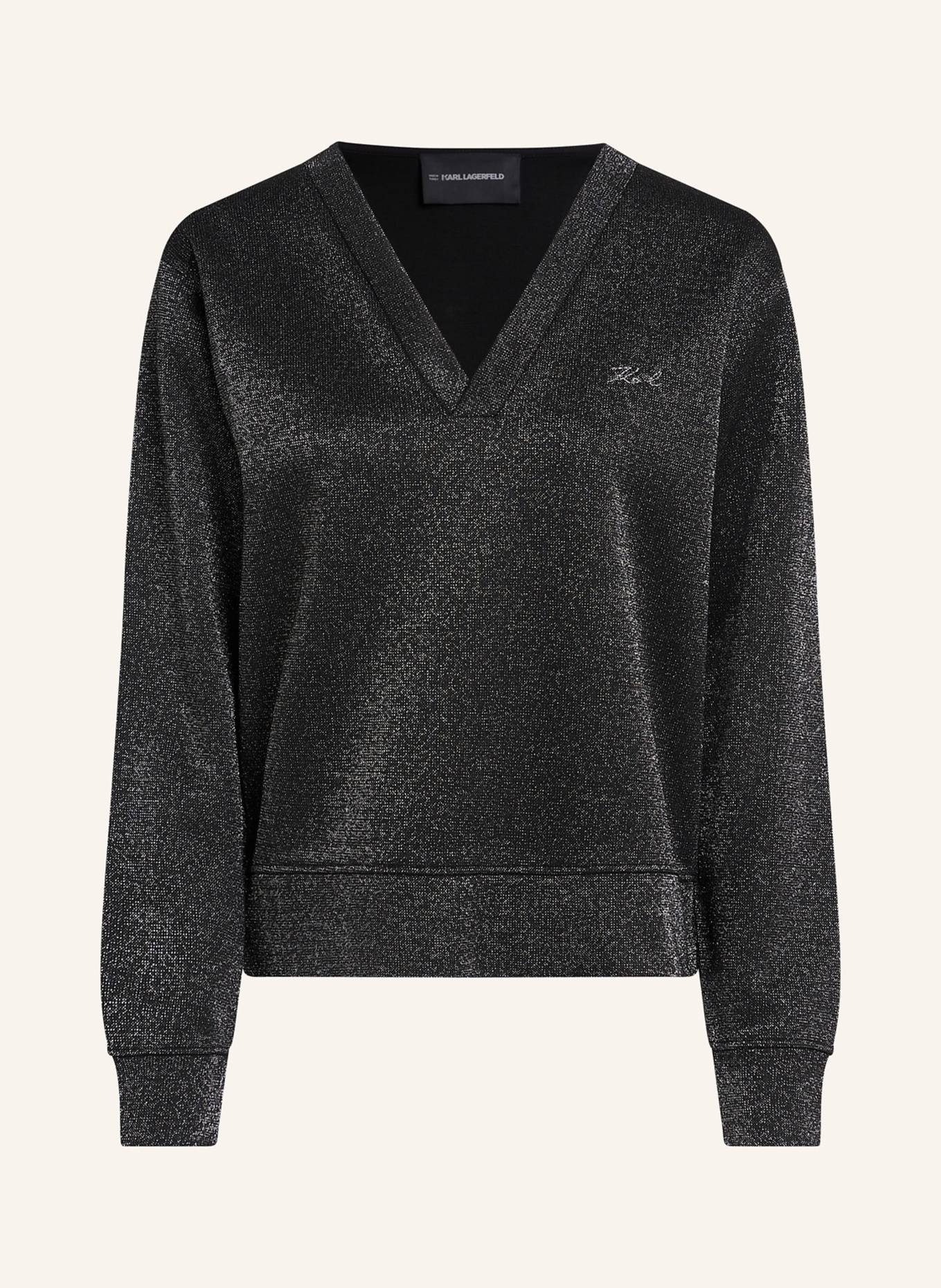 KARL LAGERFELD Sweatshirt, Farbe: SCHWARZ (Bild 1)