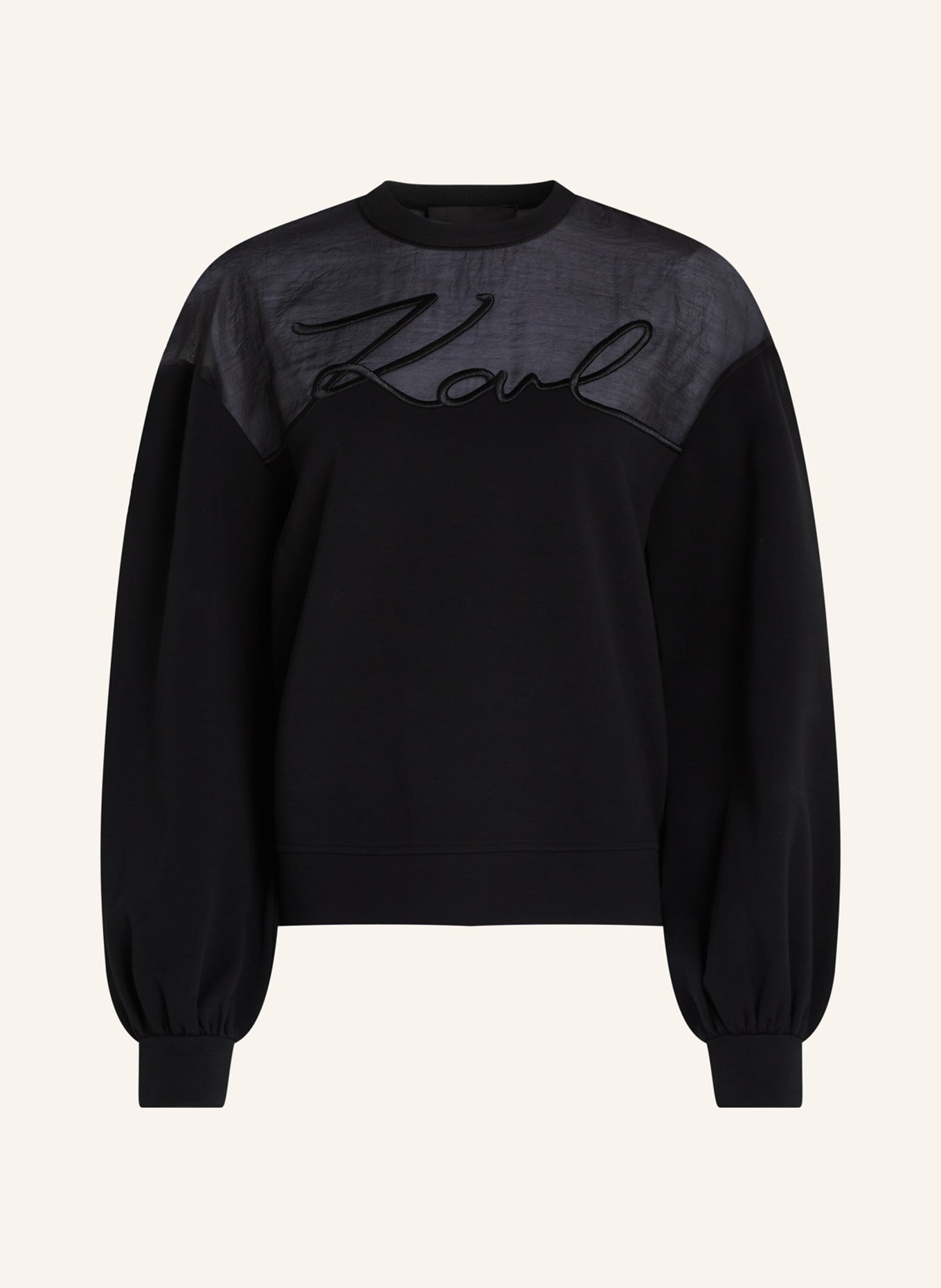 KARL LAGERFELD Sweatshirt, Farbe: SCHWARZ (Bild 1)