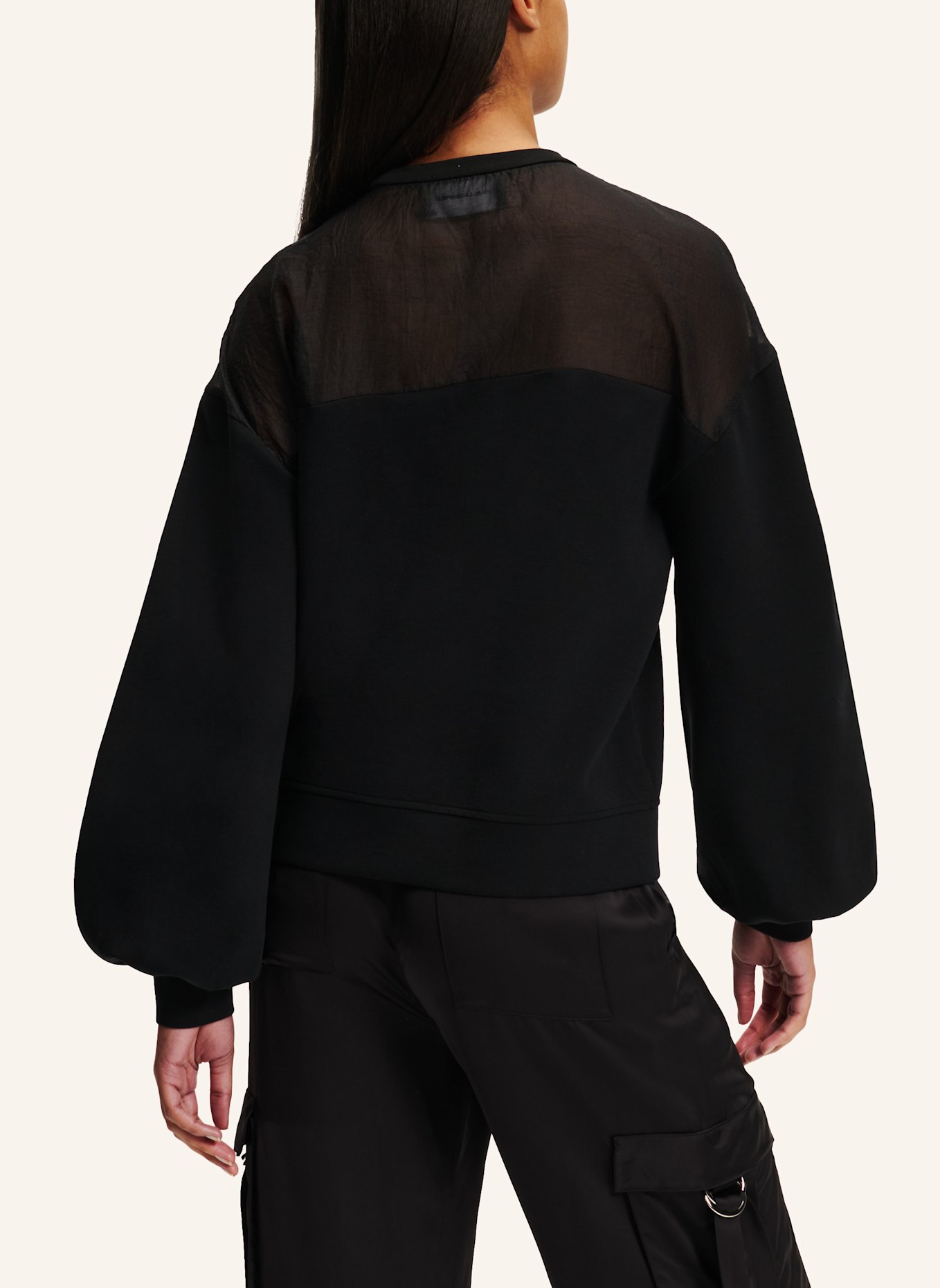 KARL LAGERFELD Sweatshirt, Farbe: SCHWARZ (Bild 2)